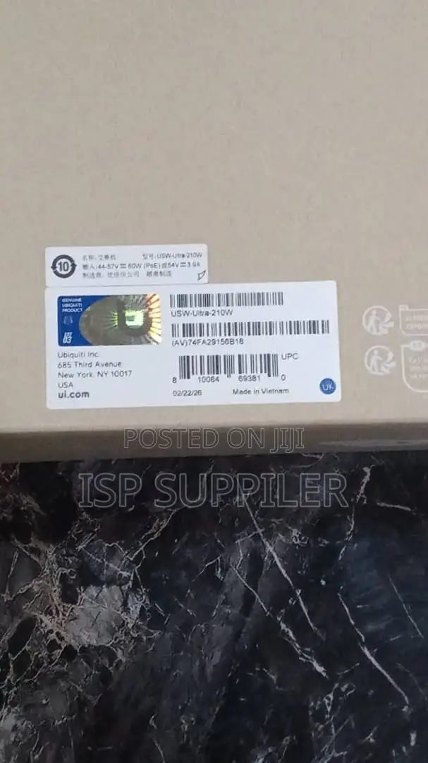 Ubiquiti Unifi Switch Ultra 210w