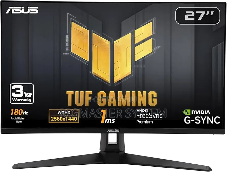 Asus Tuf Gaming Vg3a 27" QHD 180hz Gsync Ips Monitor