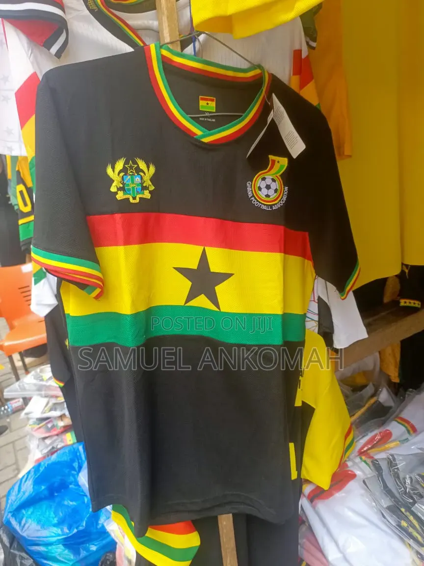 Sleek Ghana Gfa Supporter Jersey – High Quality