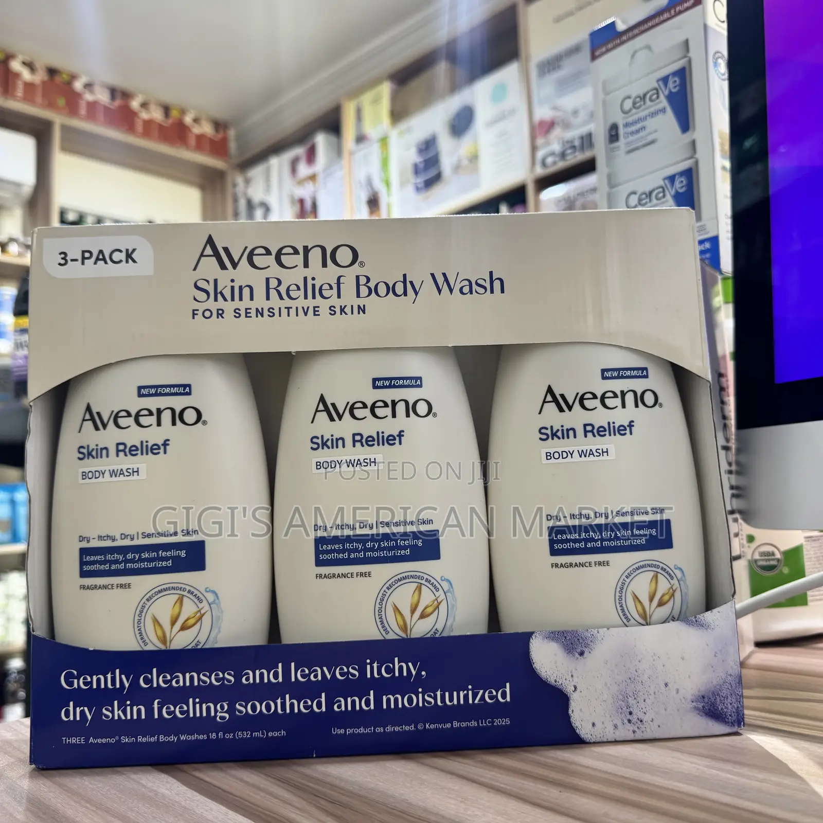 Aveeno Skin Relief Body Wash 3pck