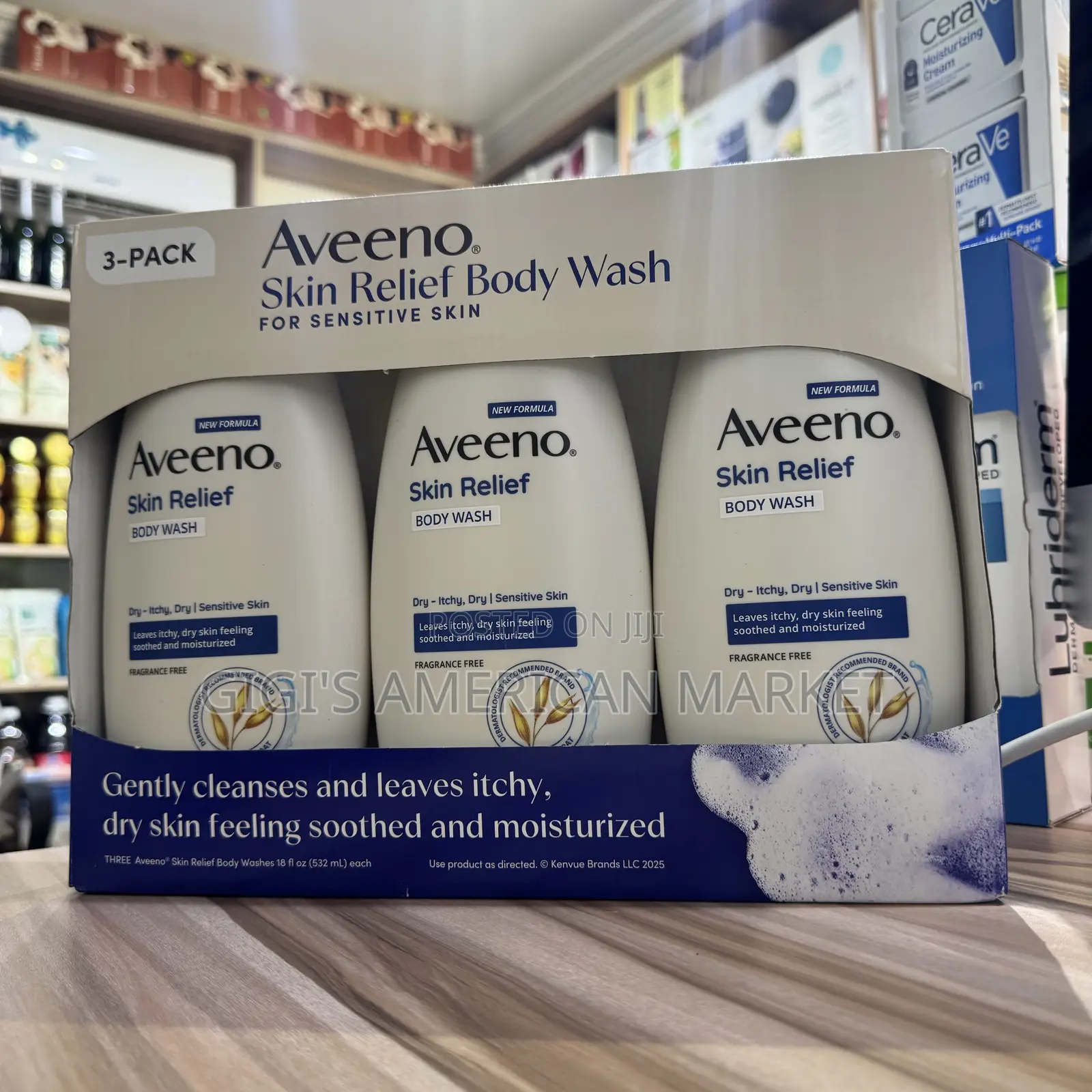 Aveeno Skin Relief Body Wash 3pck