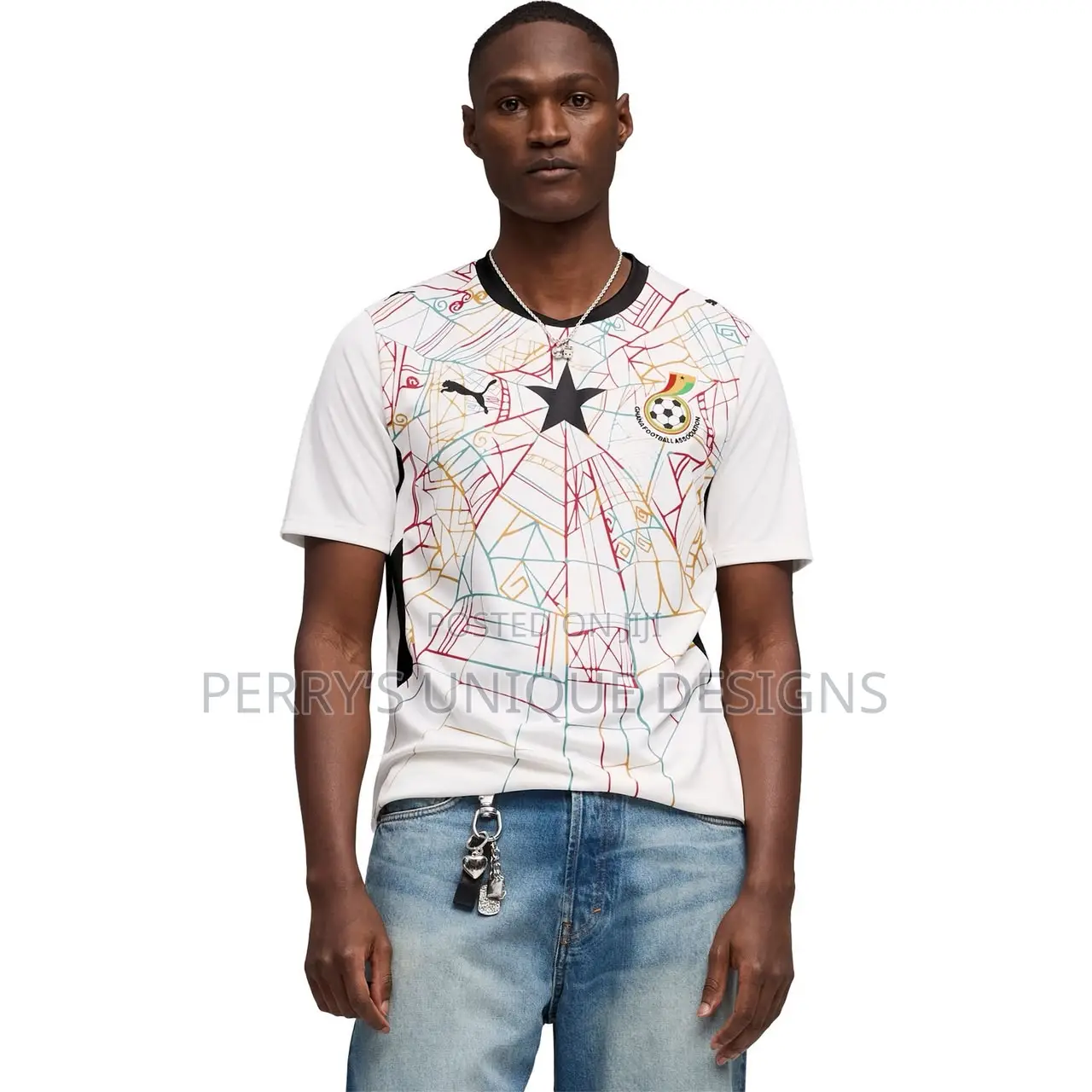 Puma Ghana Black Stars 2026 World Cup Away Jersey