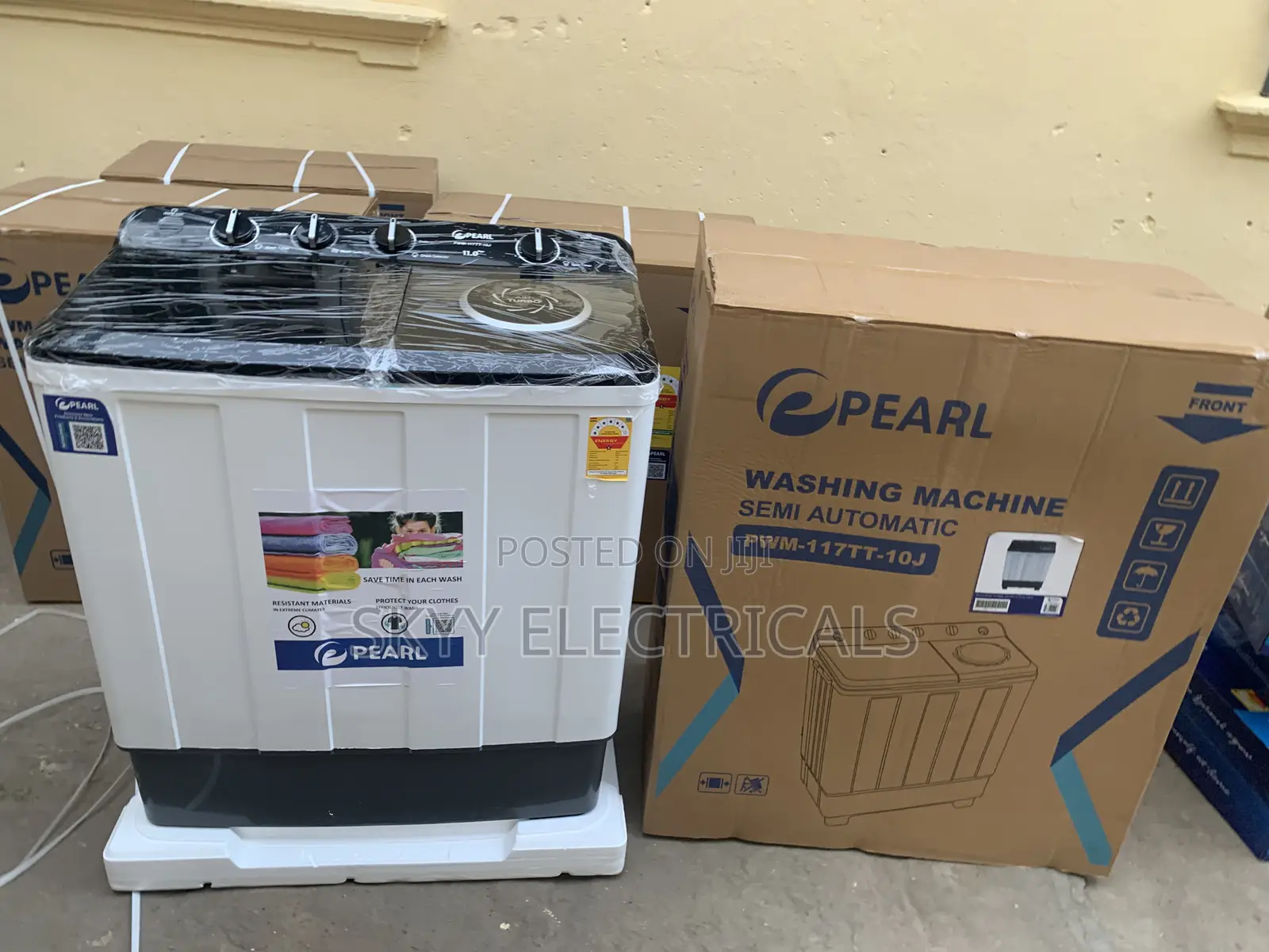 Affordable Pearl 11kg Twintub Semi Auto Washing Machine
