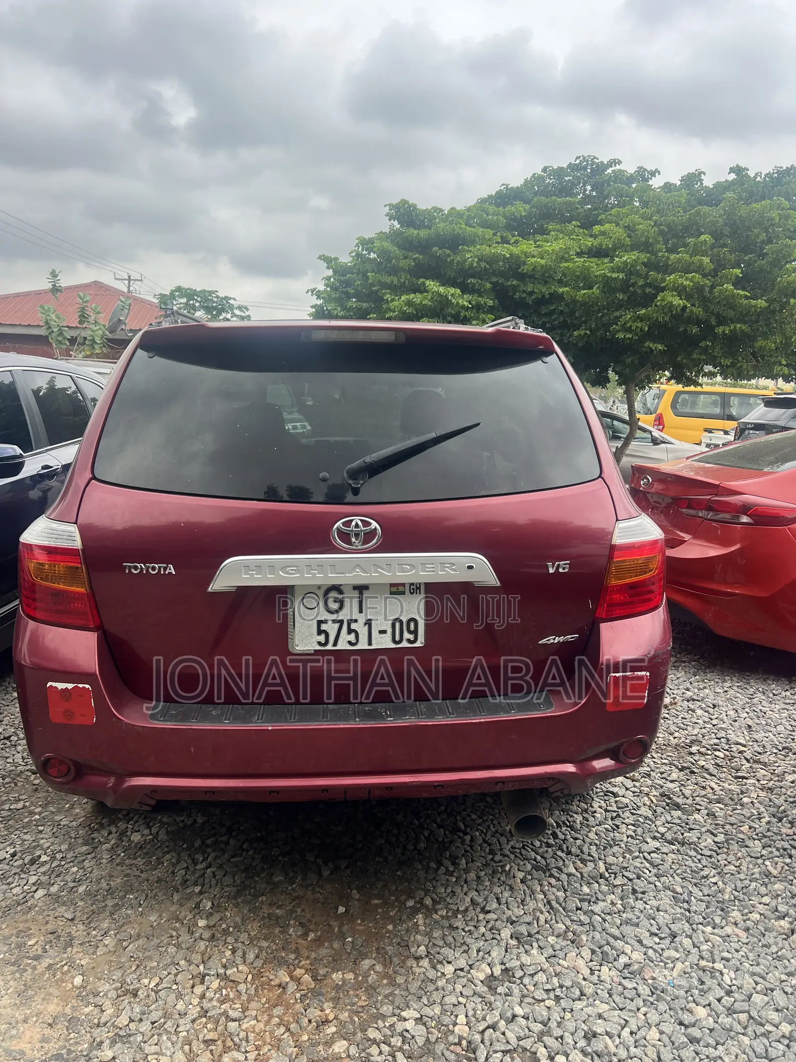 Toyota Highlander 2009 Burgundy
