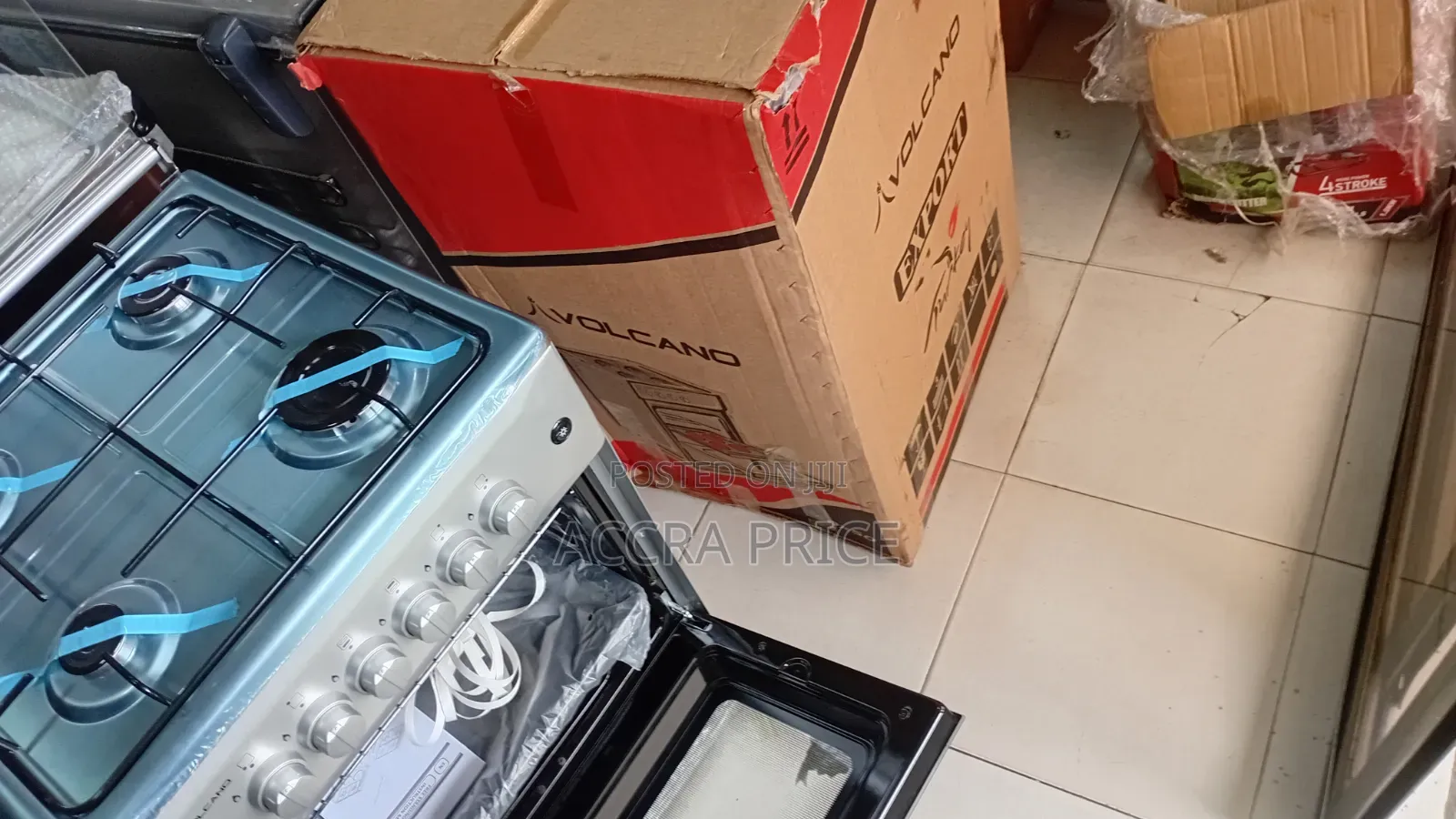 Volcano 4 Burner Cooker With Grill Oven