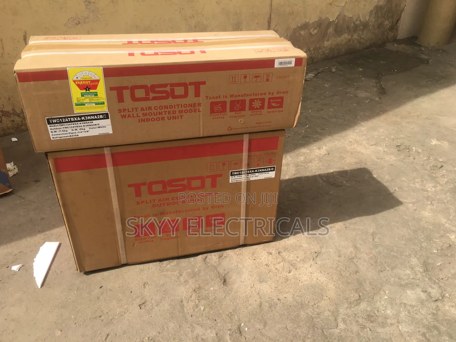 Affordable Tosot 1.5hp Split R410 Gas Ac