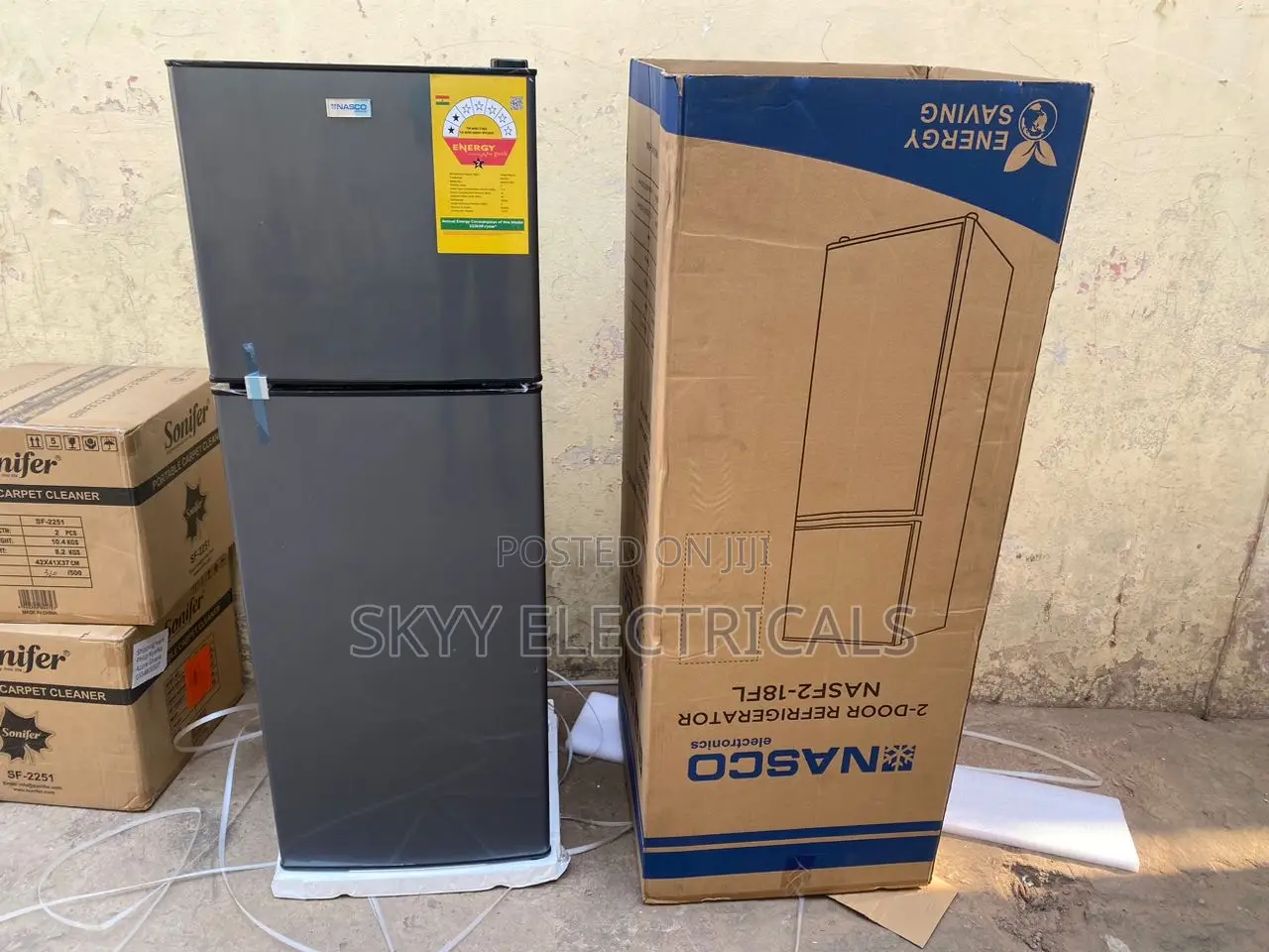 Affordable Nasco 136liters Doubledoor Top Freezer Fridge