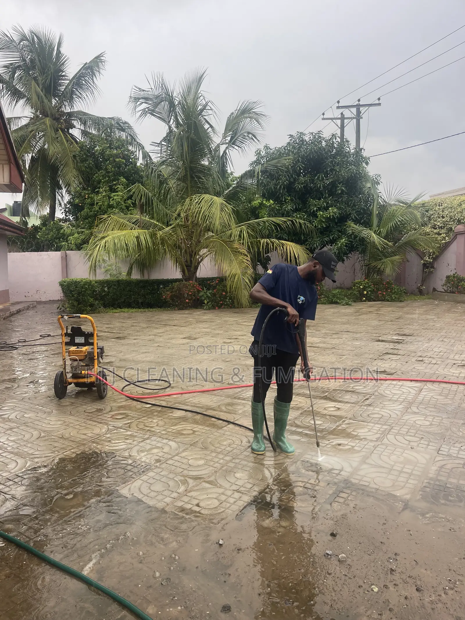 Floor Pressure Washing and Restoration