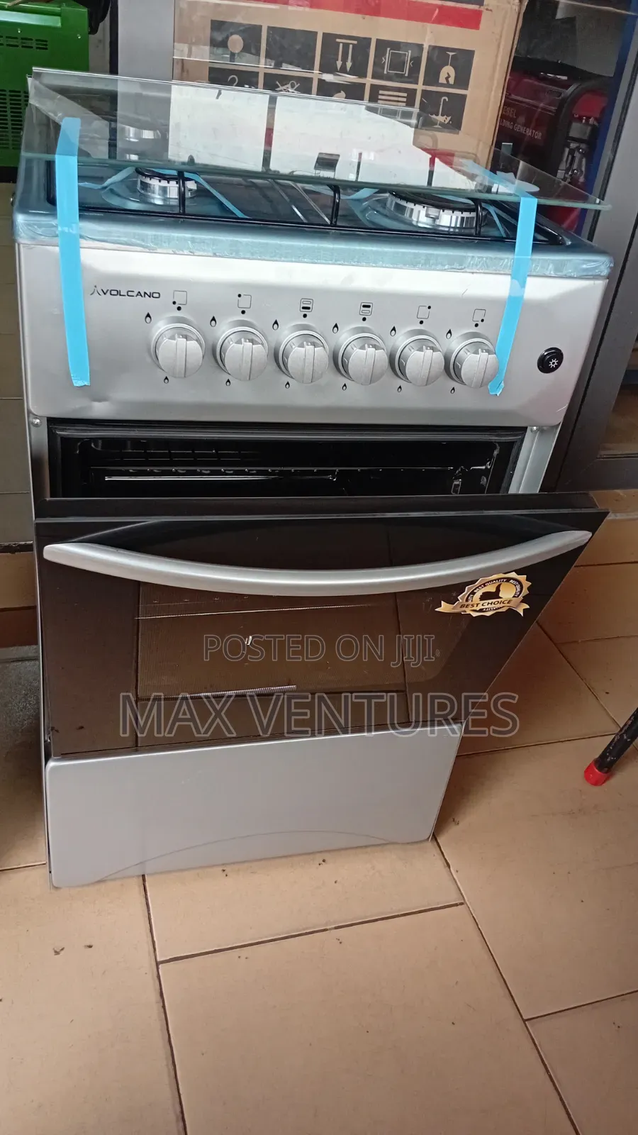 Reliable Volcano 50×50 Gas Stove With Oven+Grill 4gas