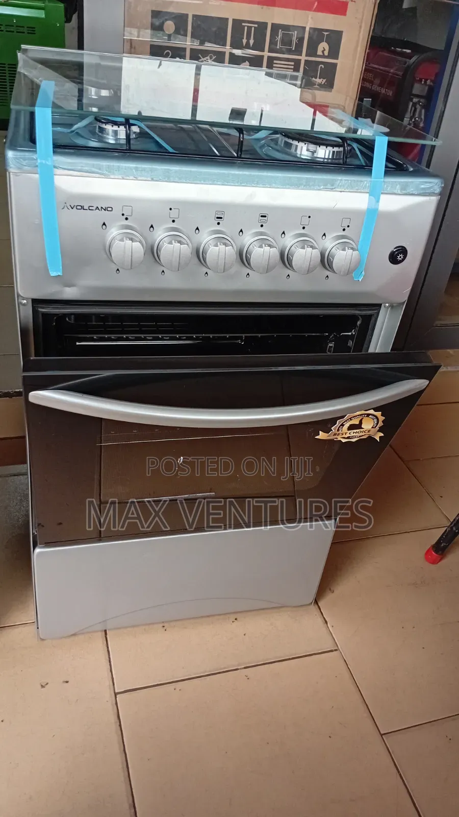 Reliable Volcano 50×50 Gas Stove With Oven+Grill 4gas