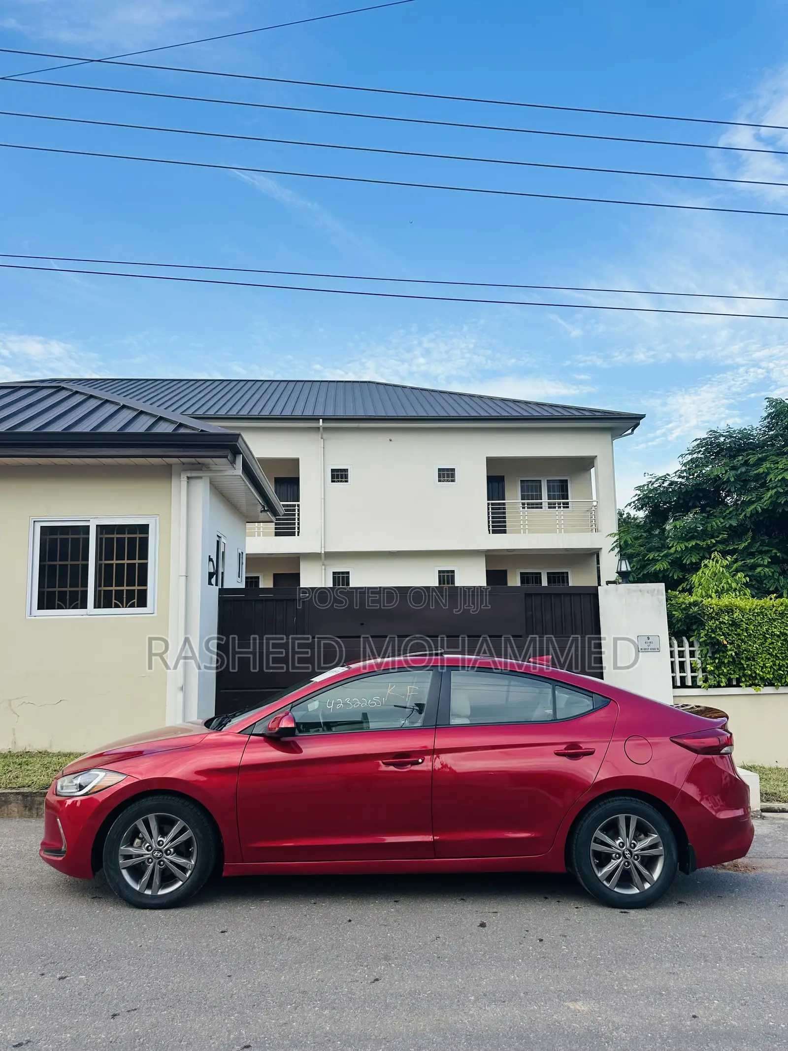 Hyundai Elantra Limited 2018 Red