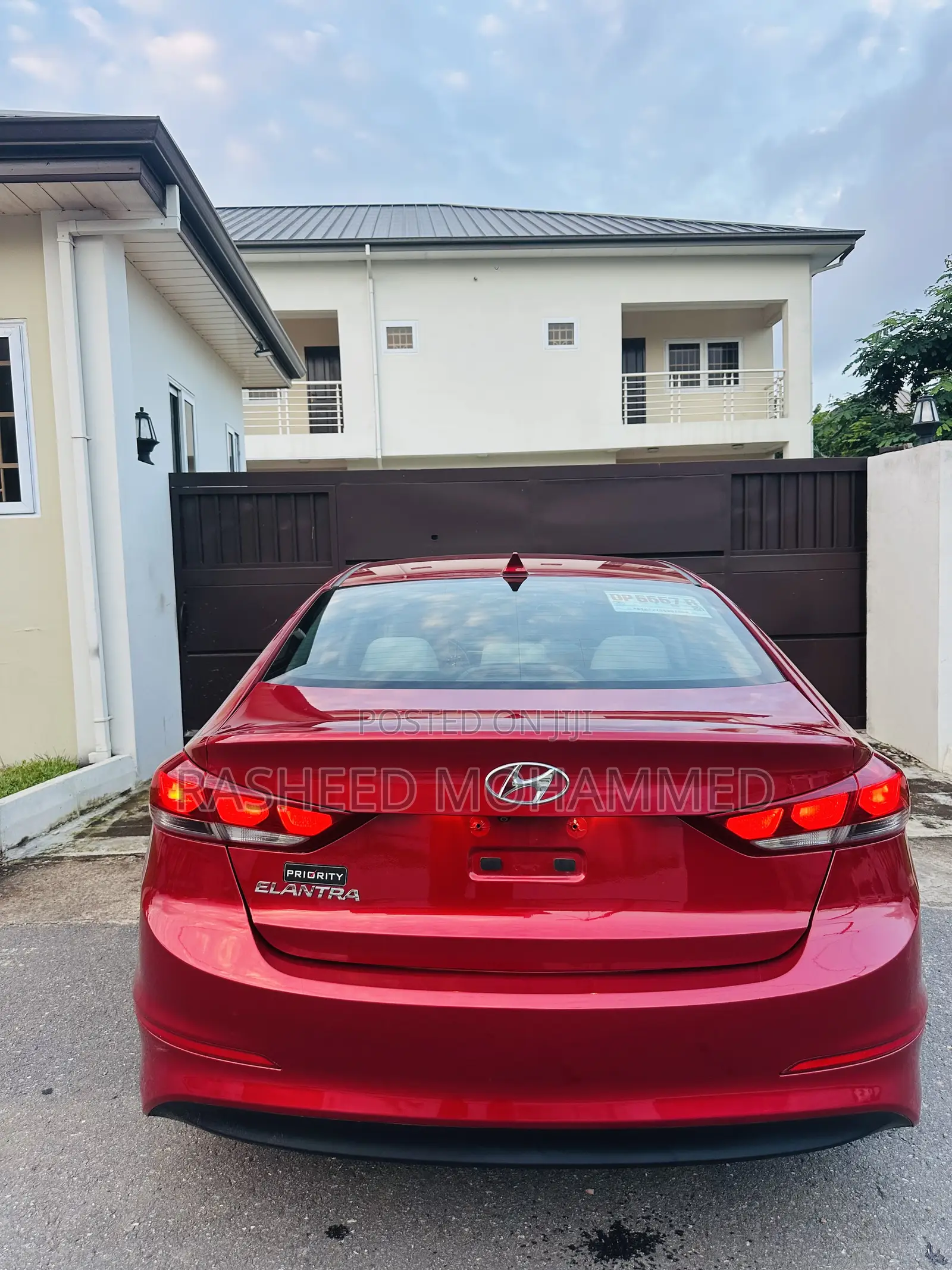 Hyundai Elantra Limited 2018 Red