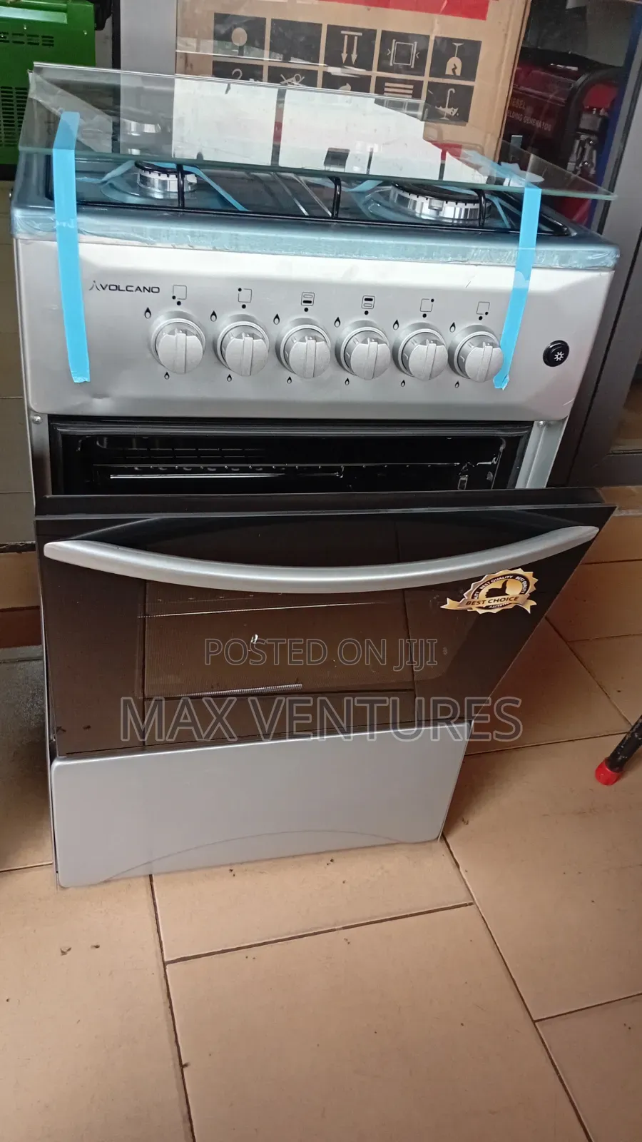 Durable Volcano Oven Grill Cooker – 50×50 4gas Burner Oven +Grill