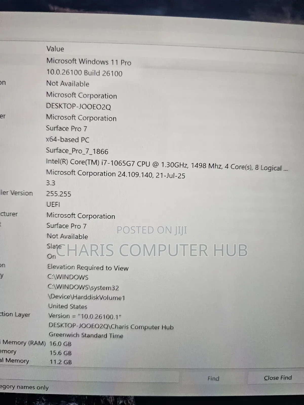 Laptop Microsoft Surface Pro 7 16GB Intel Core i7 SSD 256GB