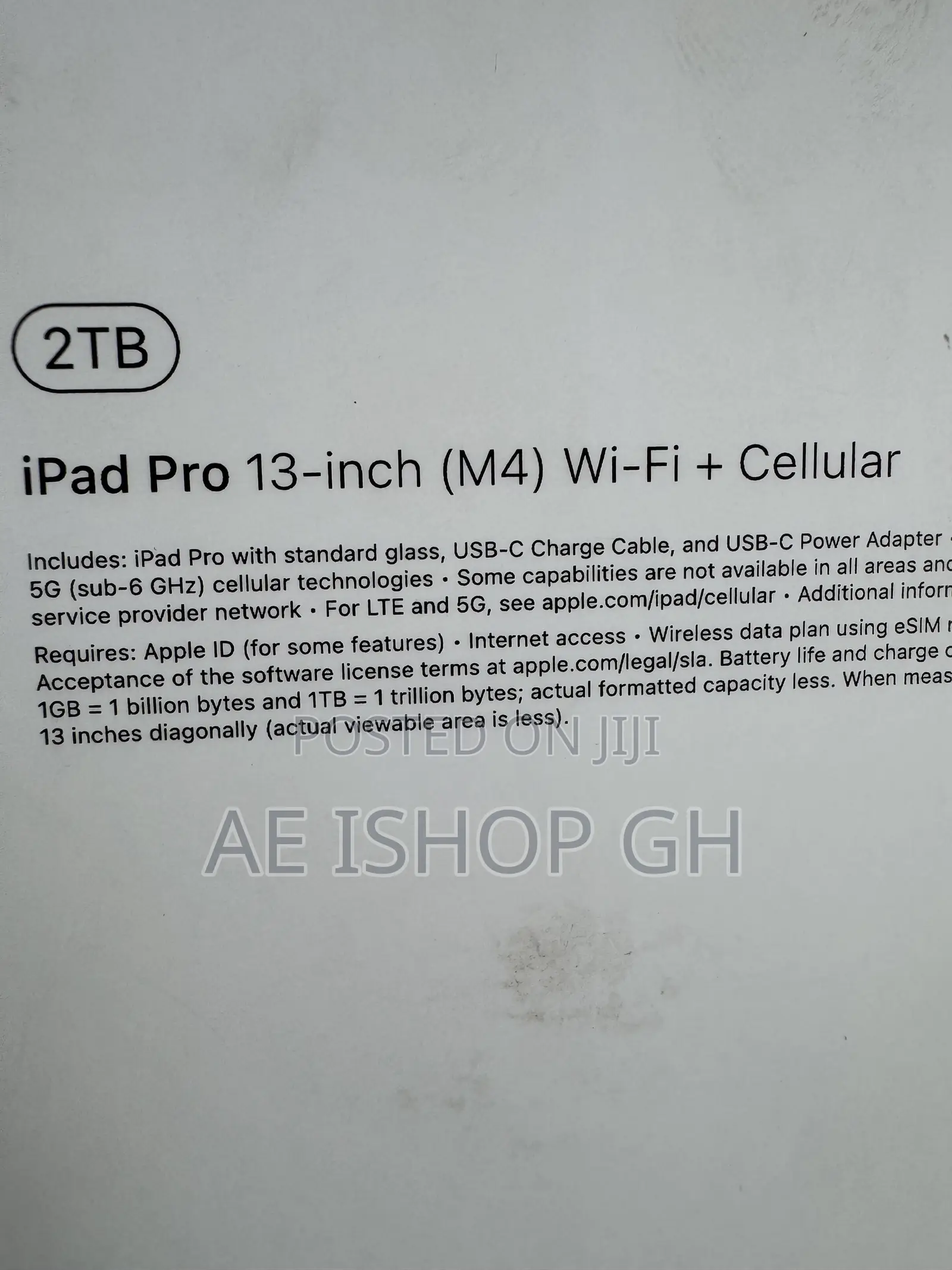 New Apple iPad Pro 13 (2024) 2 TB Silver
