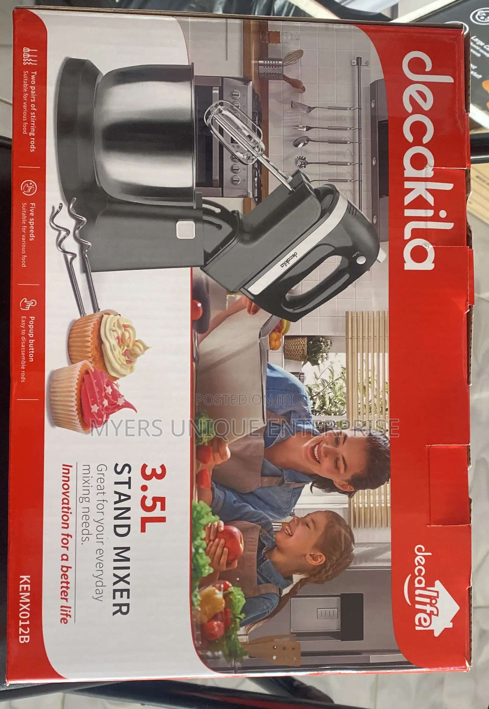 Decakila Stand Mixer 5 Speed+Turbo Function