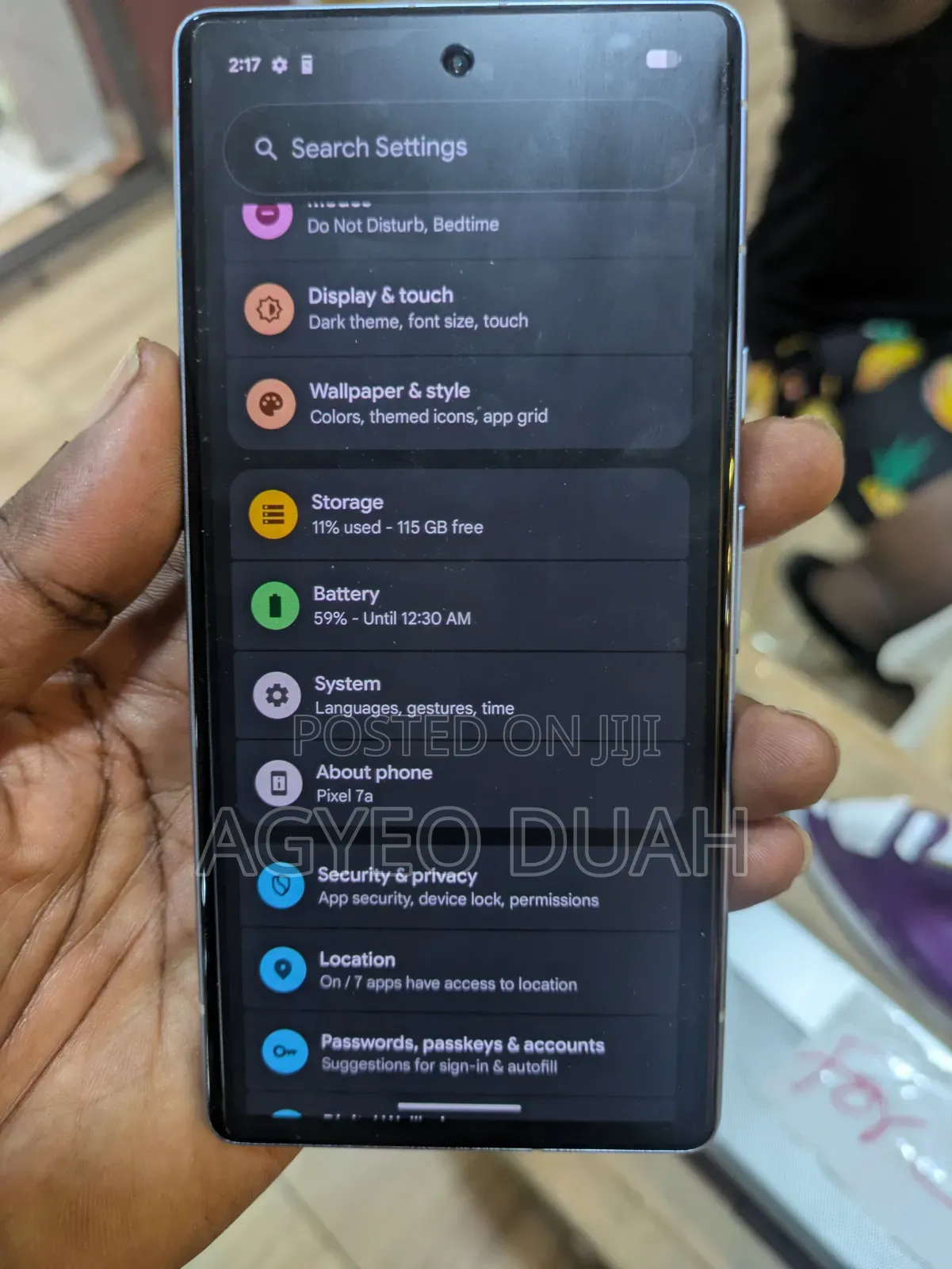 Google Pixel 7a 128 GB White