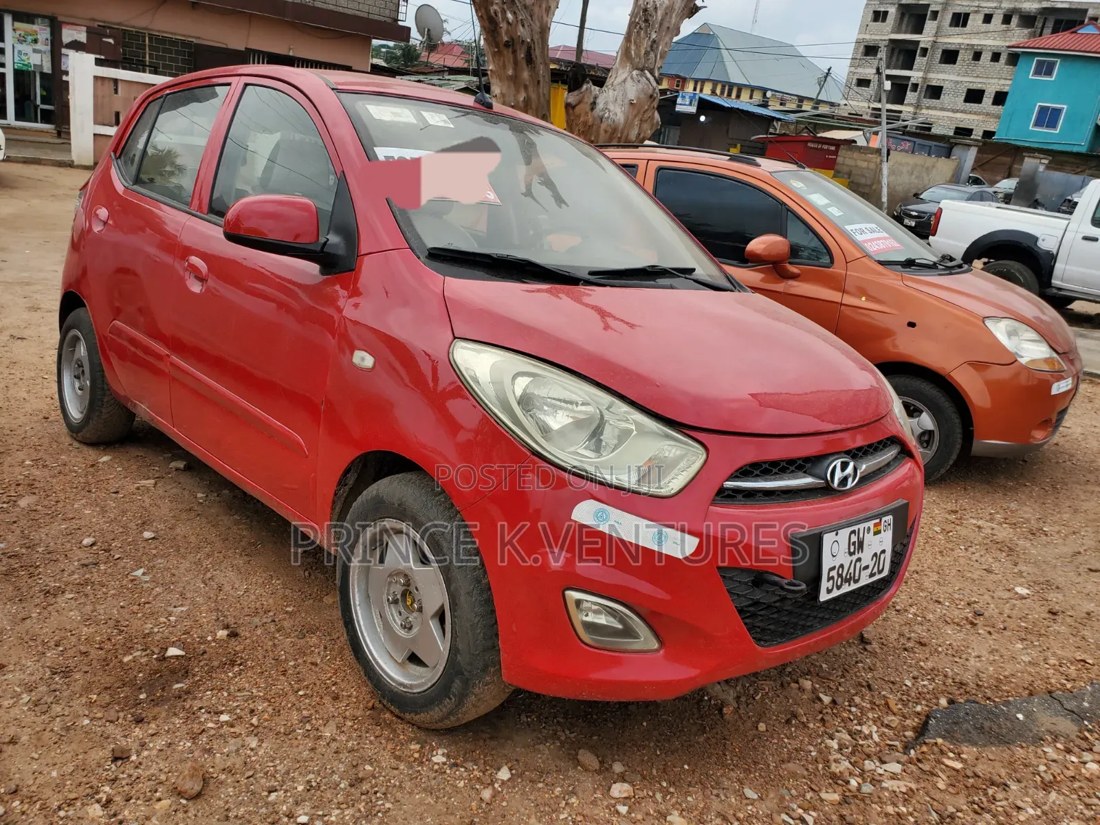 Hyundai I10 2008 Red