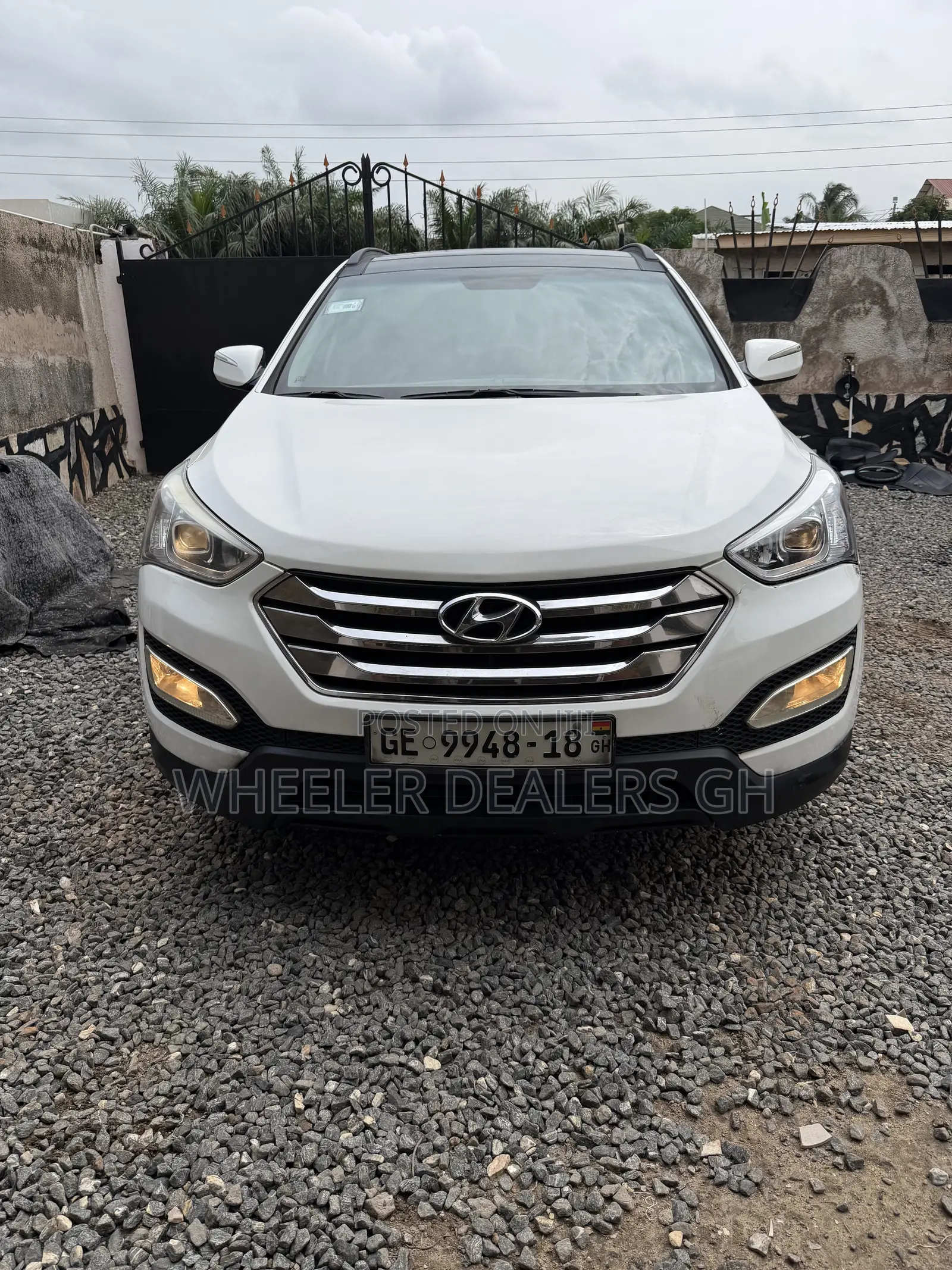 Hyundai Santa Fe 2014 White