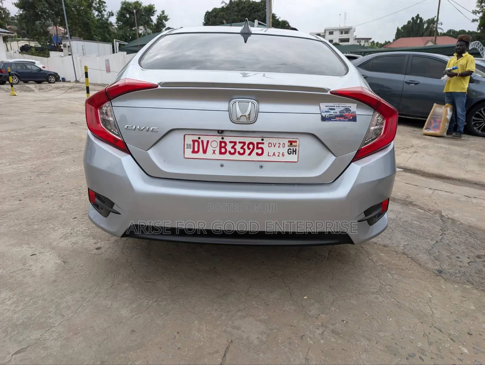 Honda Civic EX 4dr Sedan (2.0L 4cyl) 2017 Silver