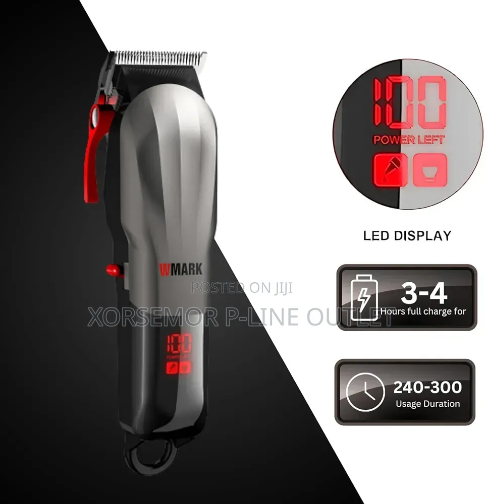 Wmark Ng-115 Professional Zero Gapped Hair Clipper