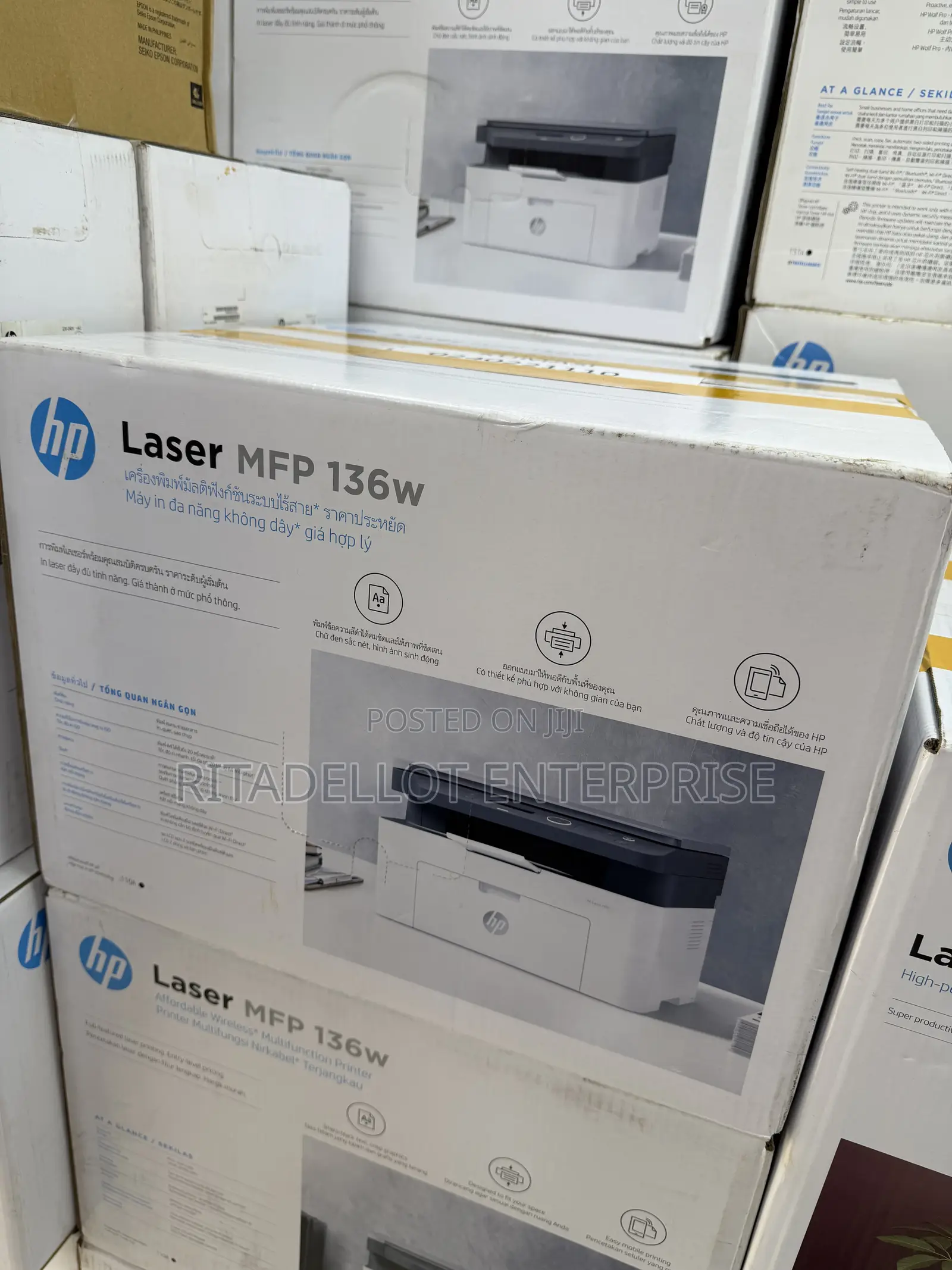 Hp Laserjet Pro MFP 136w, Wireless, Print, Scan, Copy
