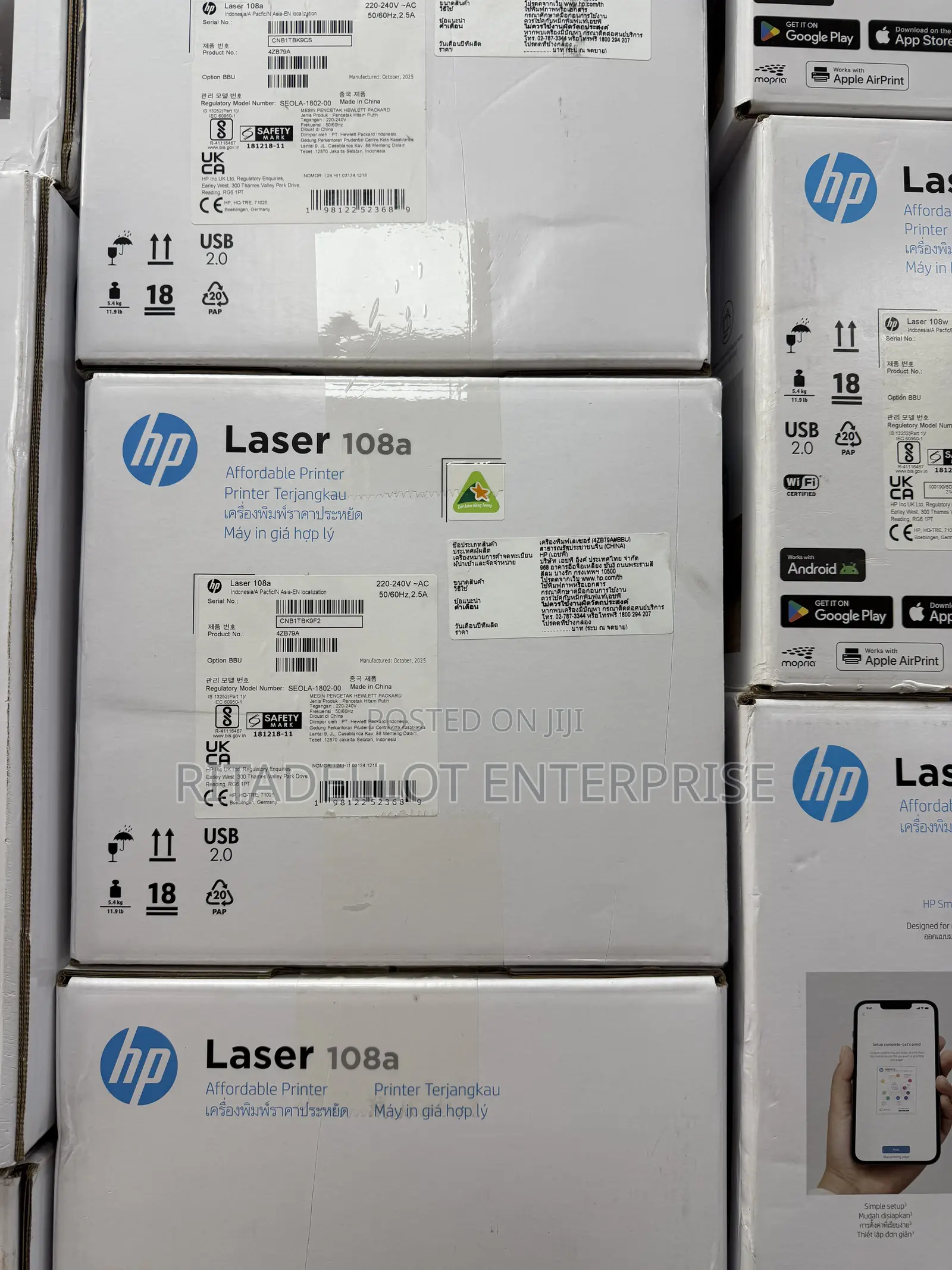 Hp Laserjet 108a Monochrome Printer
