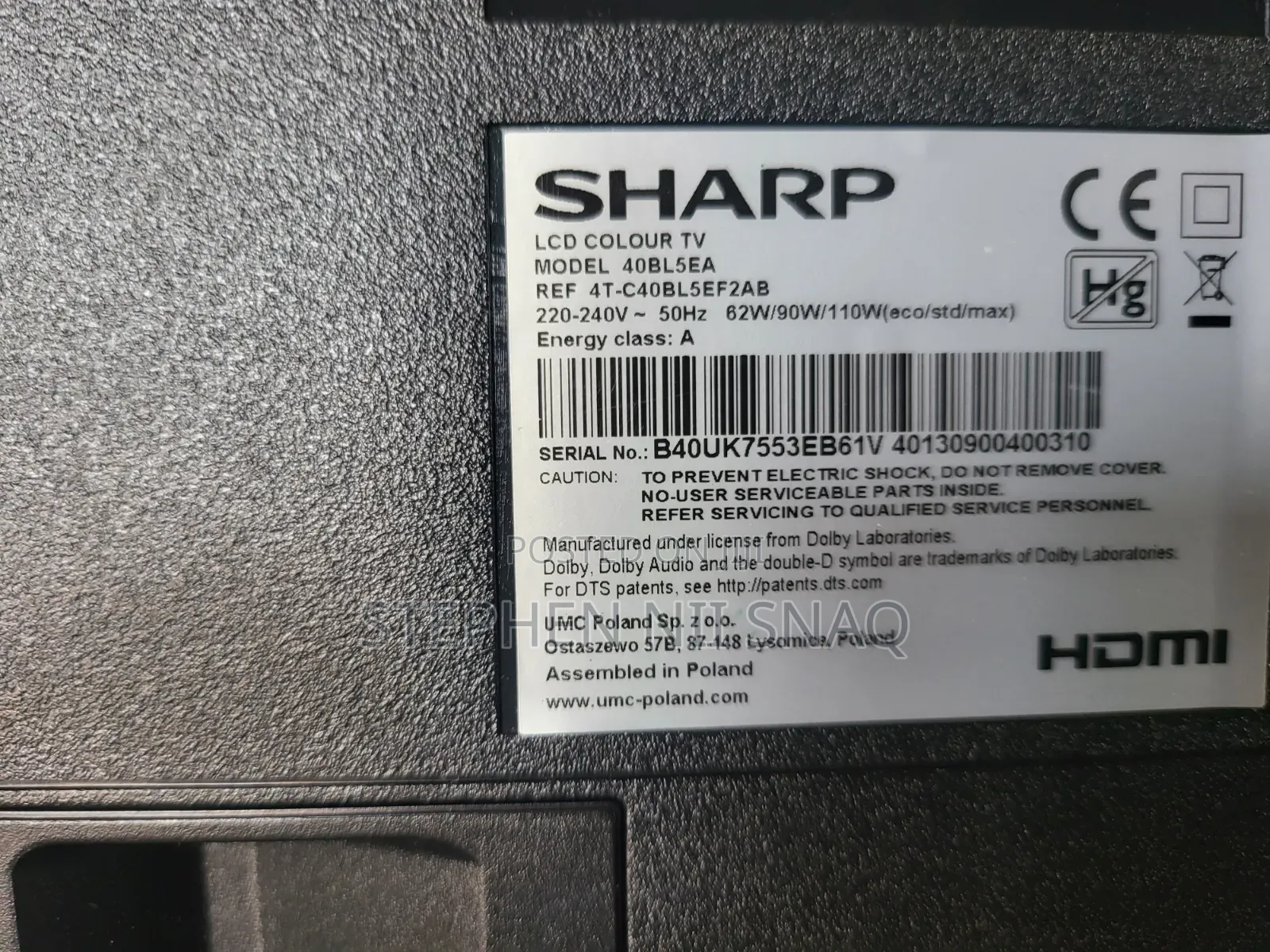 Sharp 40 Inches Android