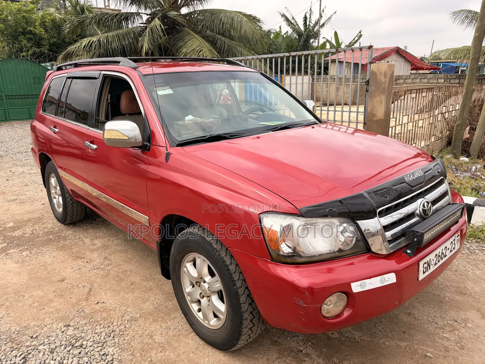Toyota Highlander 4x4 2007 Red