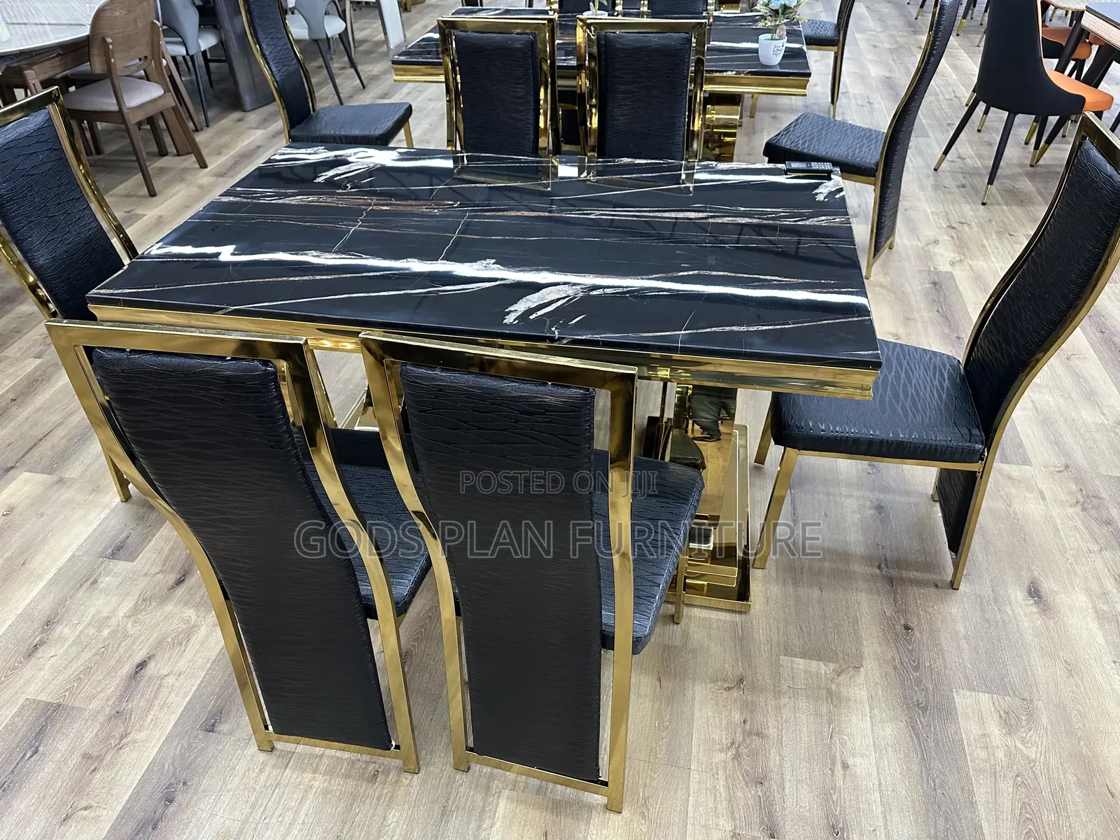 Six Seater Marble Dining Table
