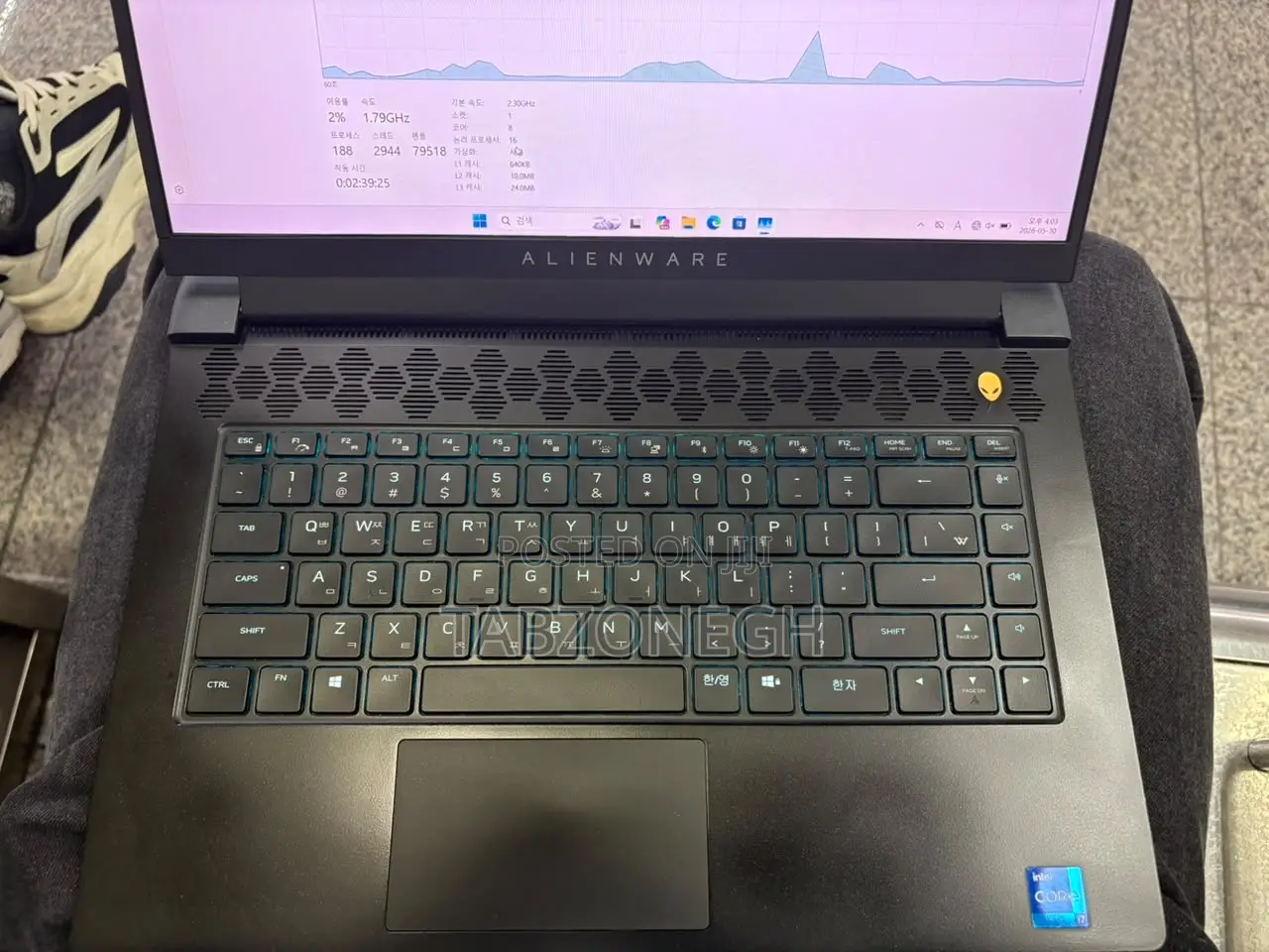 Laptop Dell Allenware M15 R5 16GB Intel Core i7 SSD 256GB