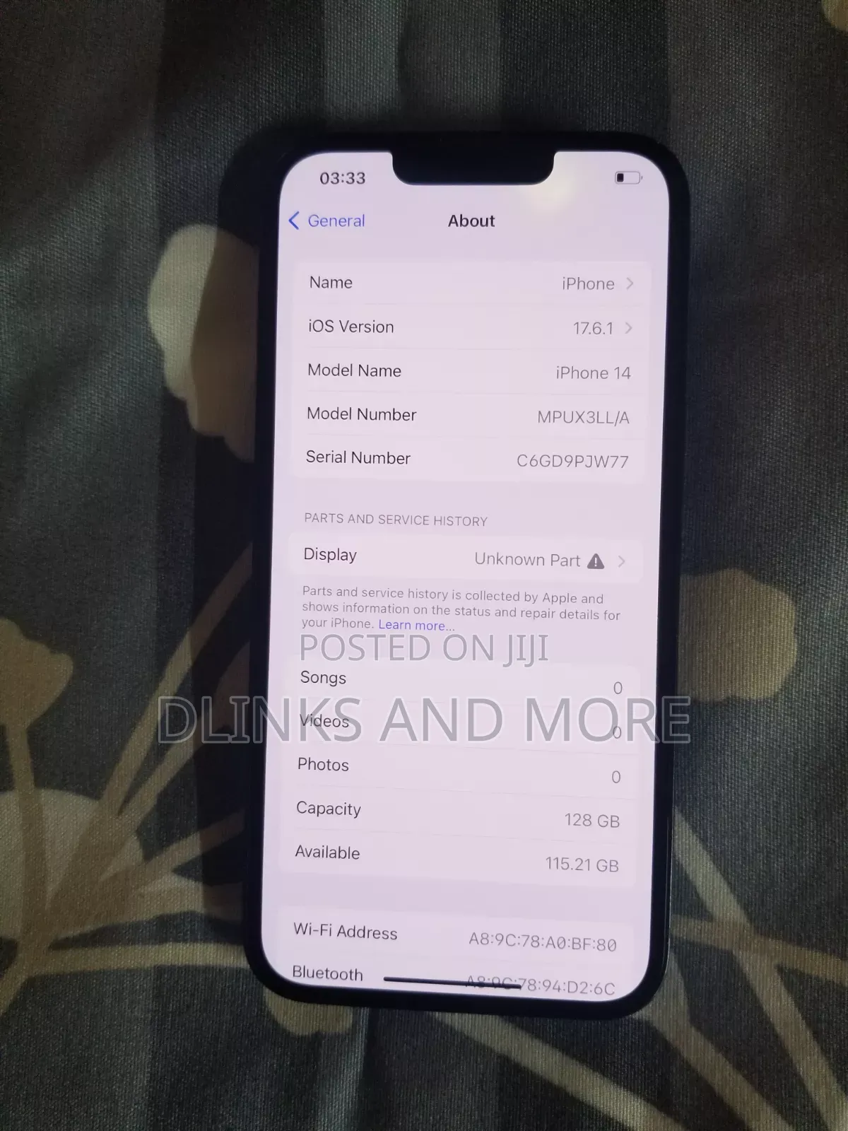 Apple iPhone 14 128 GB Black