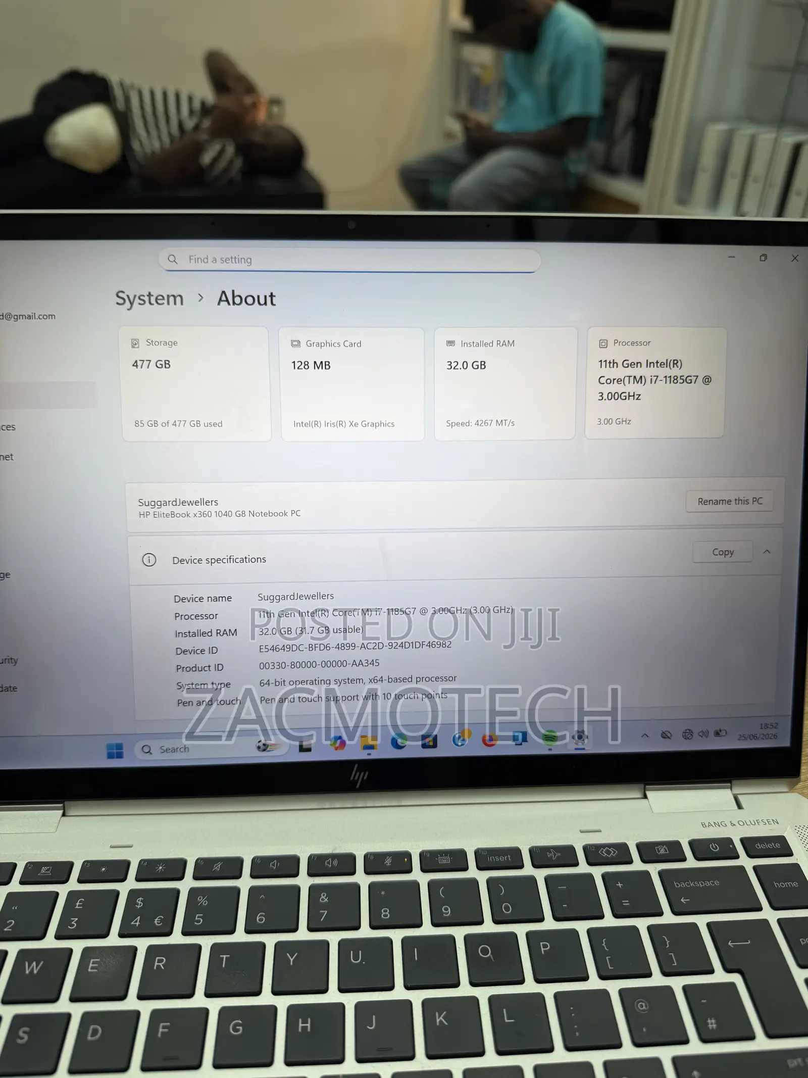 Laptop HP EliteBook x360 1040 G9 32GB Intel Core i7 SSD 512GB