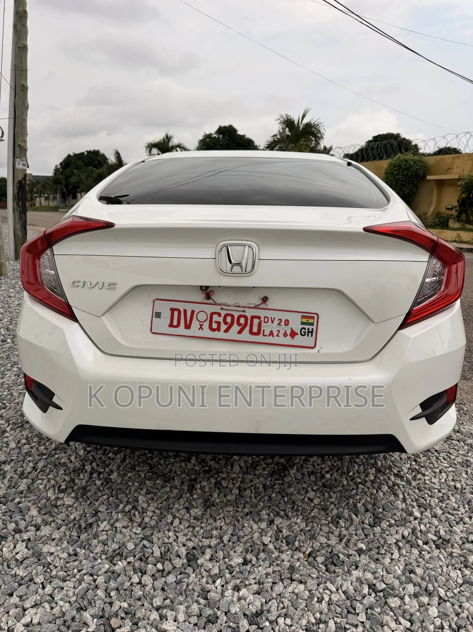 Honda Civic EX 4dr Sedan (2.0L 4cyl) 2017 White
