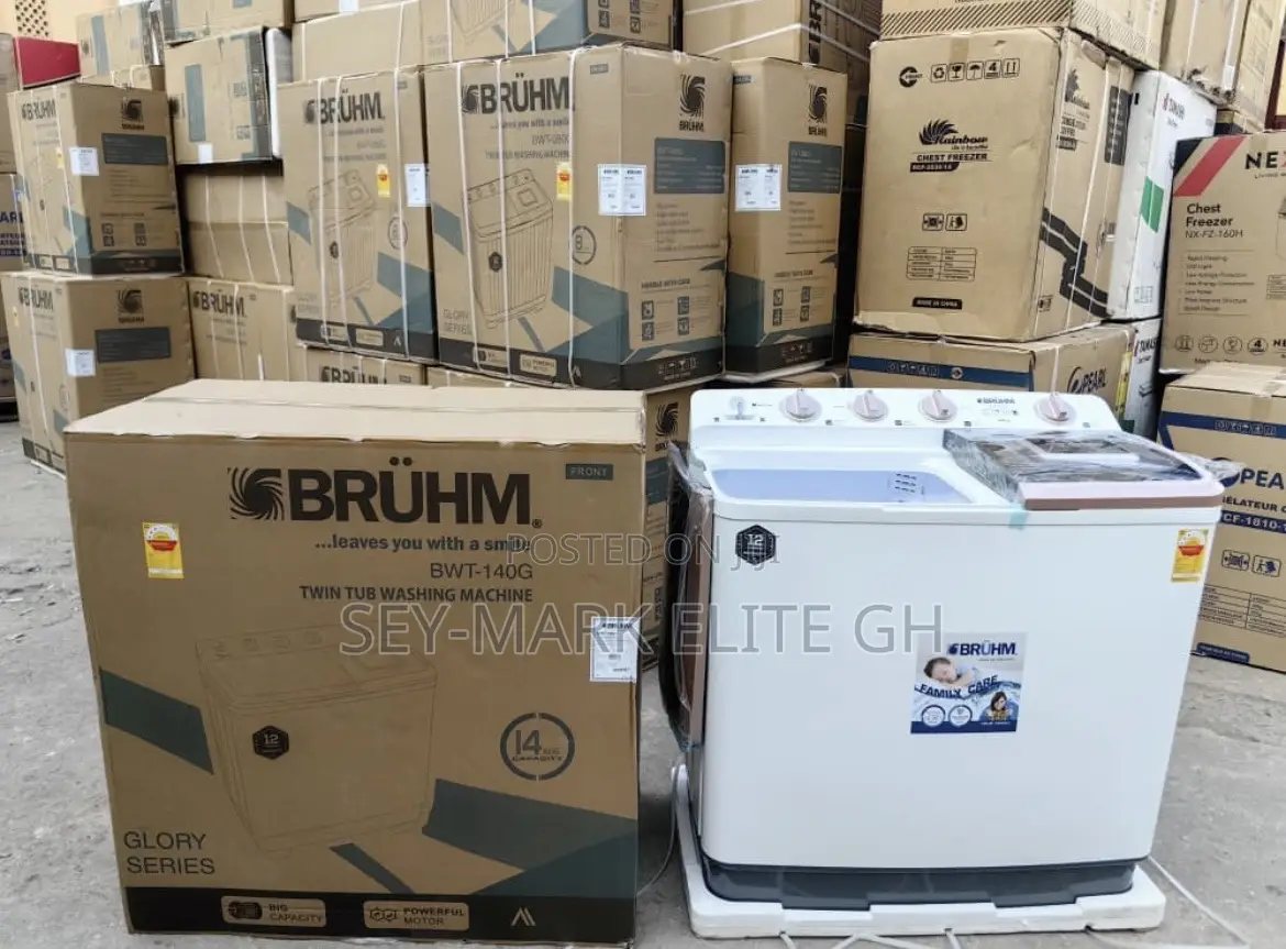 14kg Bruhm Twin Tub Washing Machine