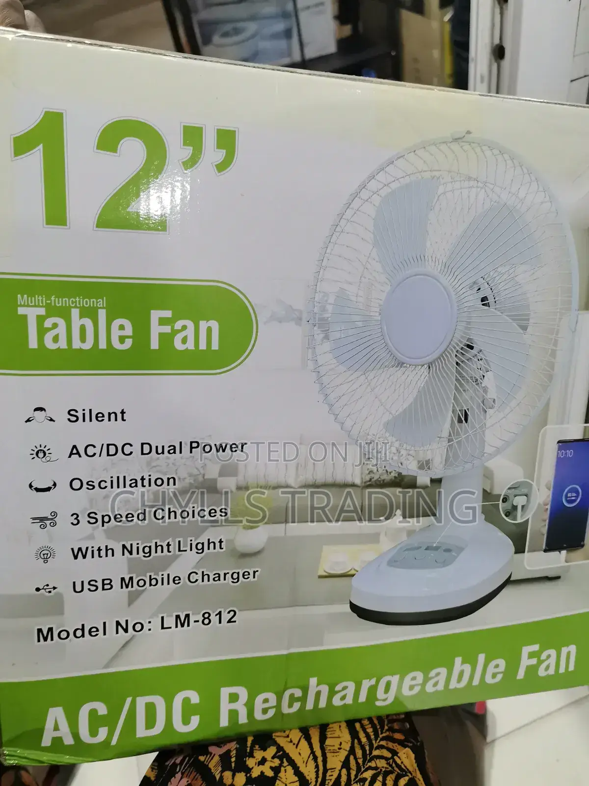 Multi Functional Table Fan