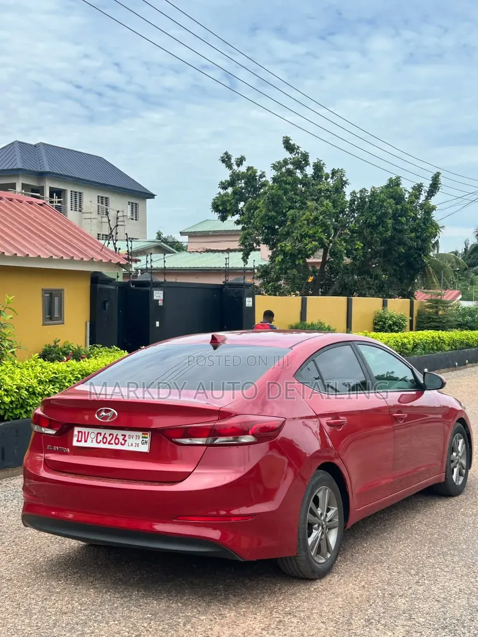 Hyundai Elantra 2017 Red