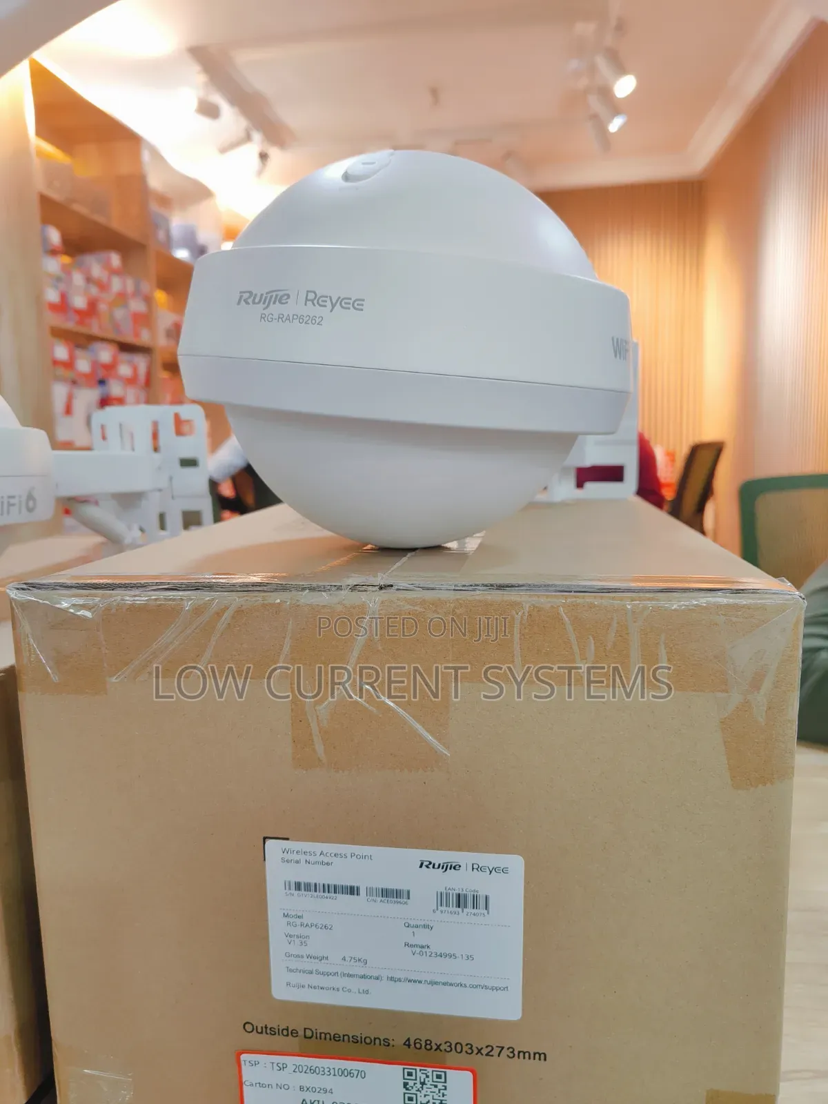 Ruijie Ax3000 300m+ Access Point Wifi6 Outdoor Omnidirectional Hotspot
