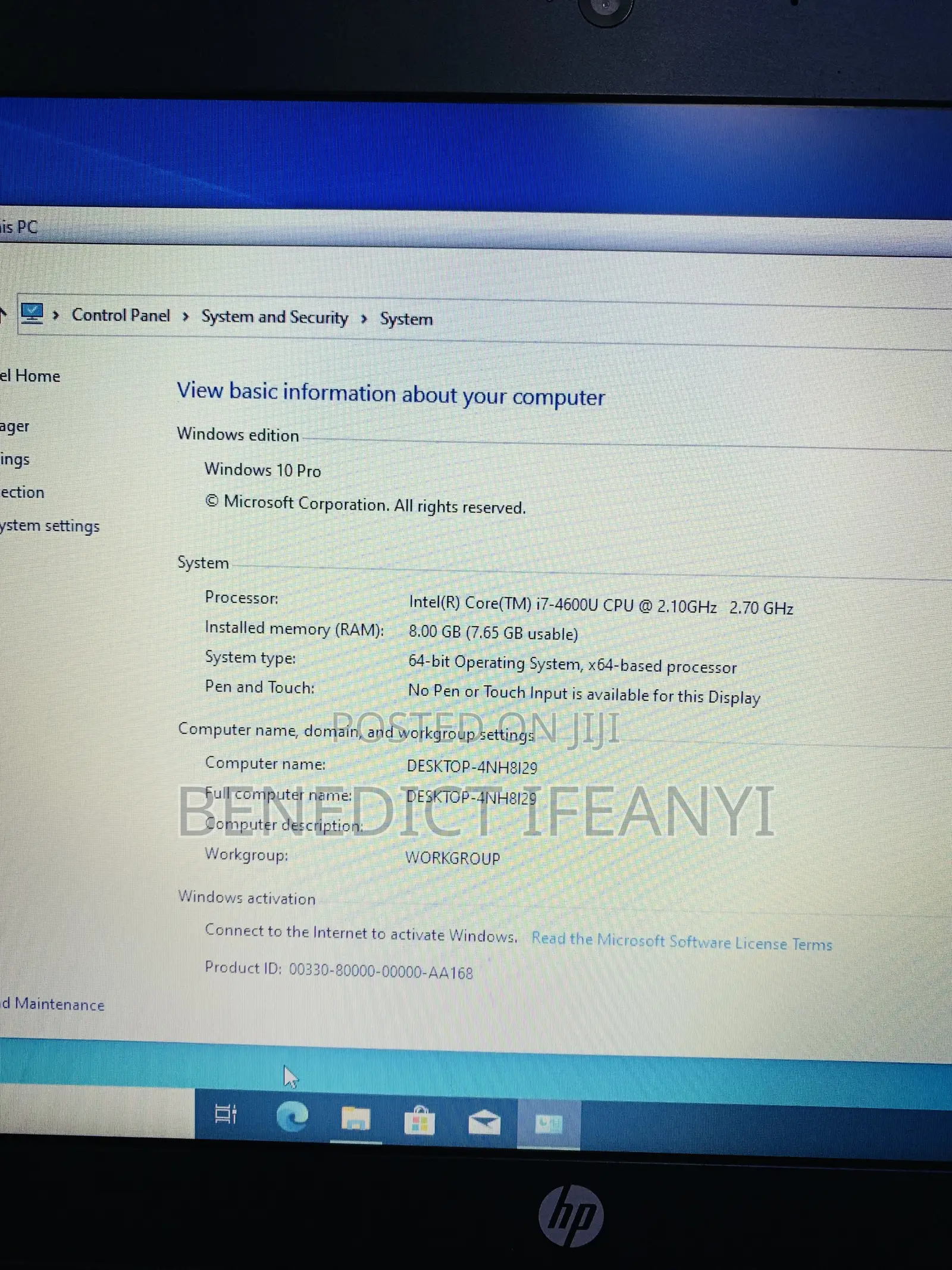Laptop HP EliteBook 840 G2 8GB Intel Core i7 SSD 256GB