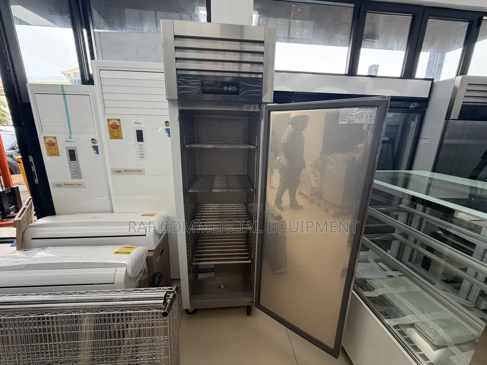 Commericla Stainless Steel Single Door Standing Fridge/Freezer