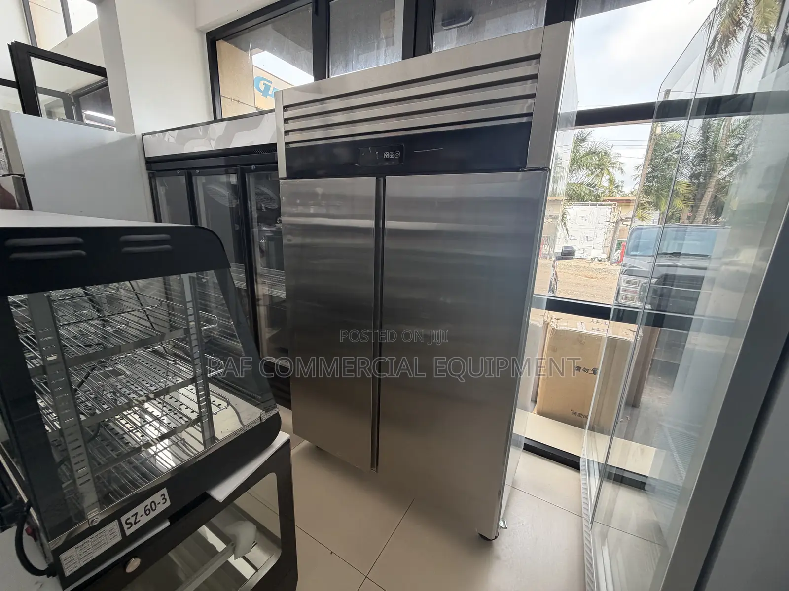 Commercial Stainless Steel Double Door Freezer/Fridge