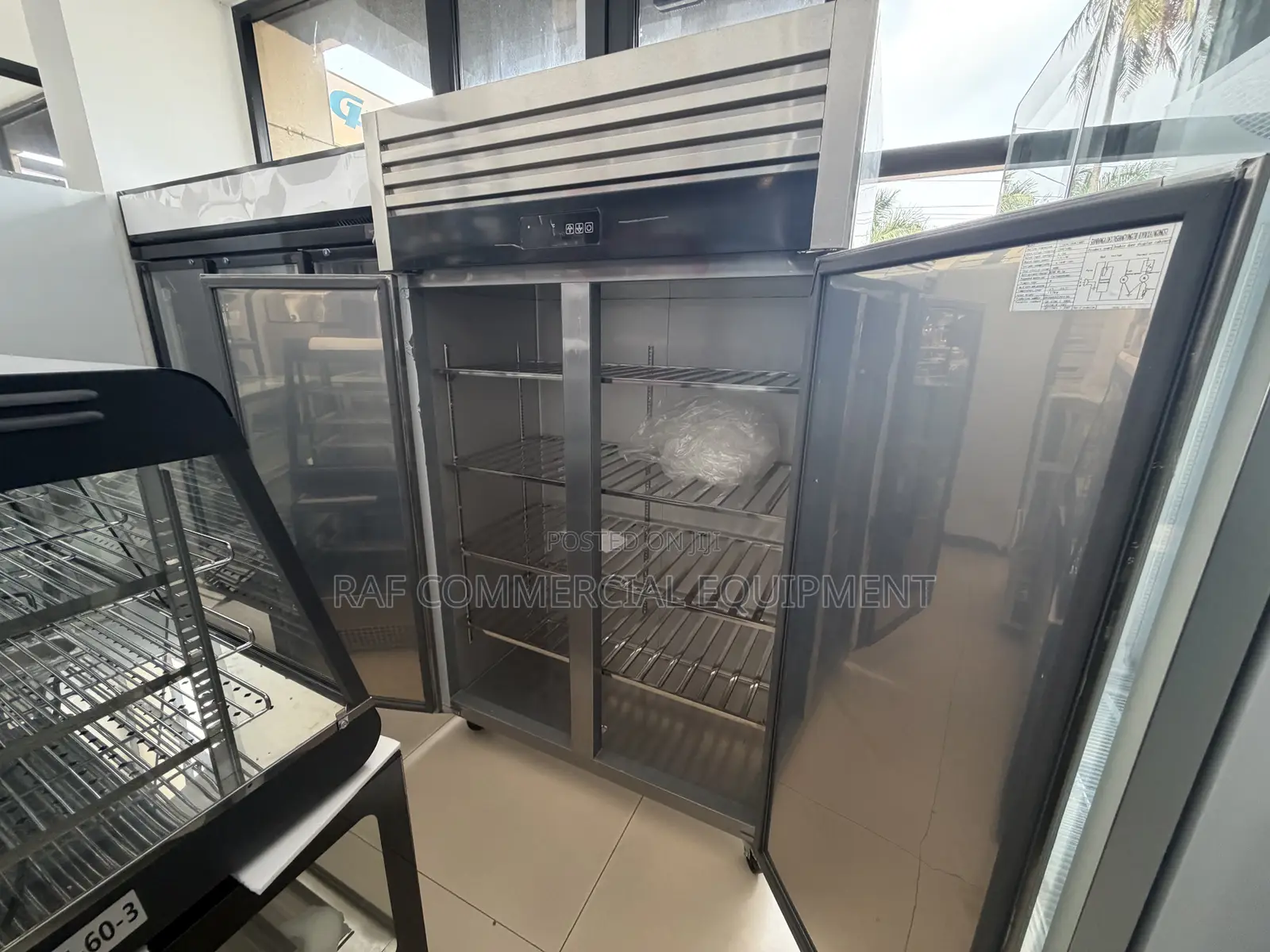 Commercial Stainless Steel Double Door Freezer/Fridge
