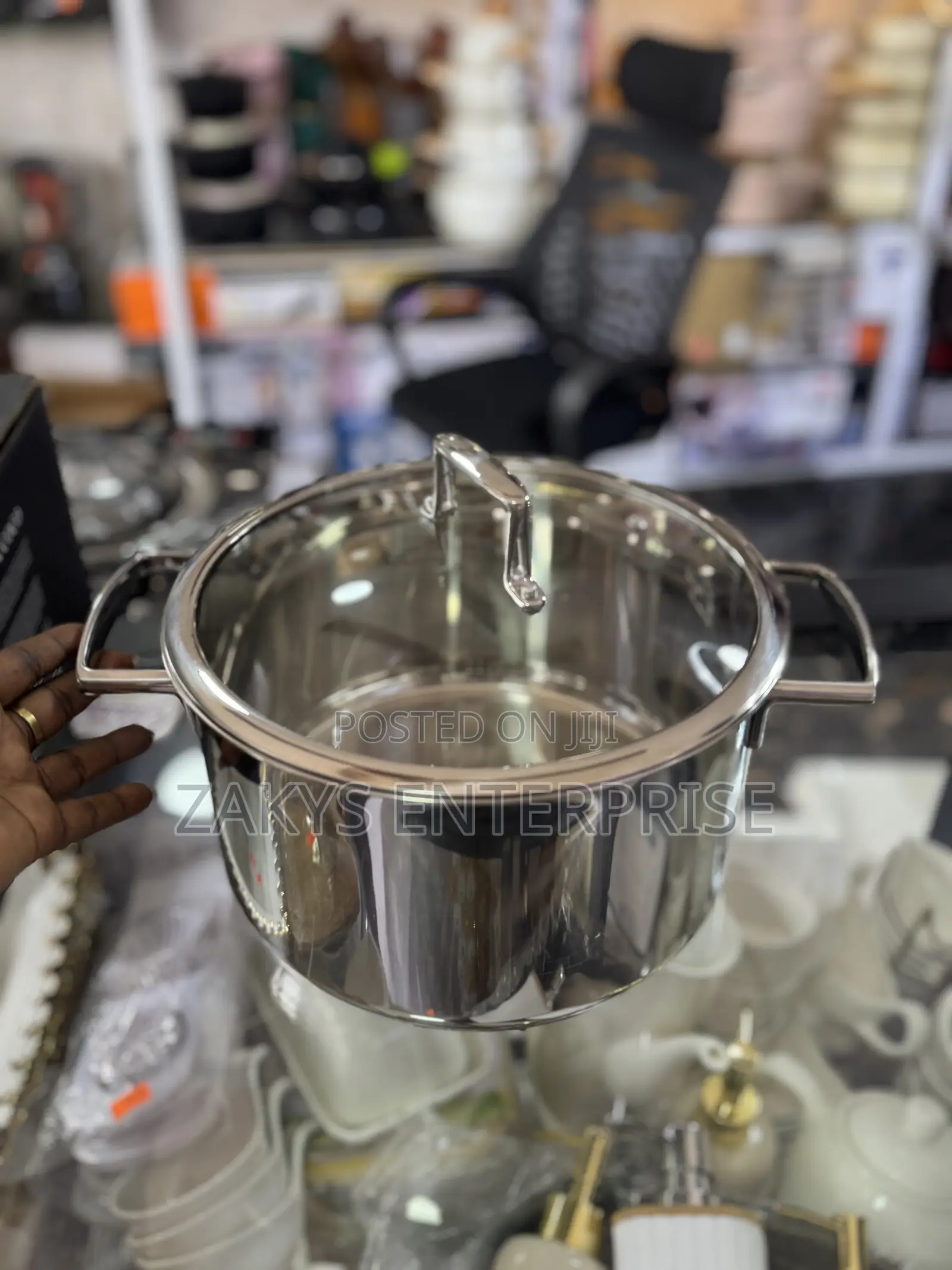 Stainless Steel Saucepan 24cm