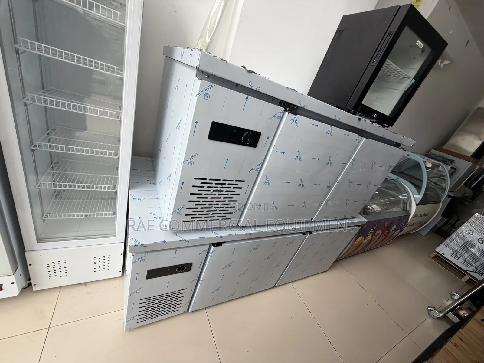 Commercial Stainless Steel Undercounter Fridge/Freezer 180cm