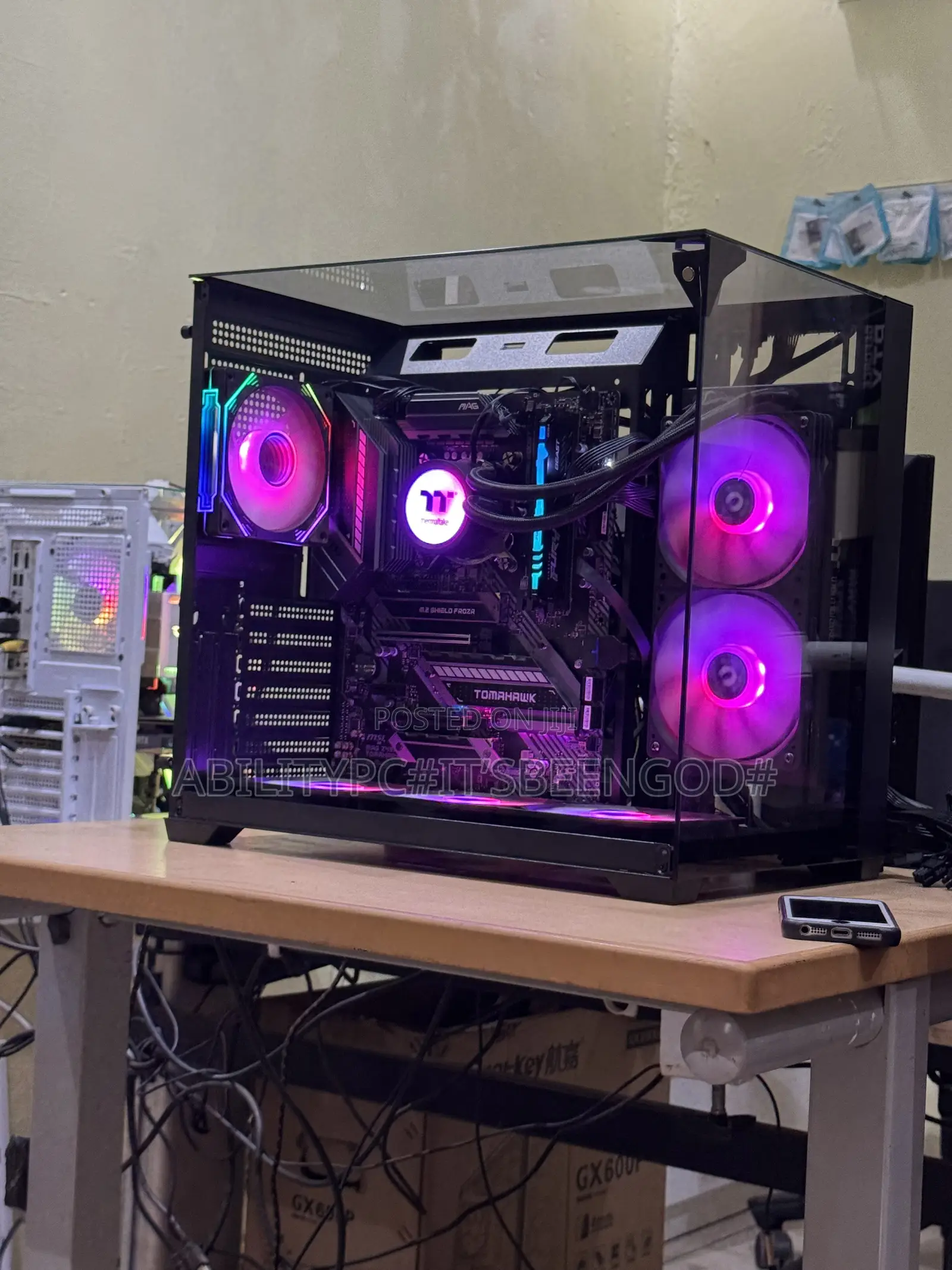 Snowman Atx Gaming Case All Glass