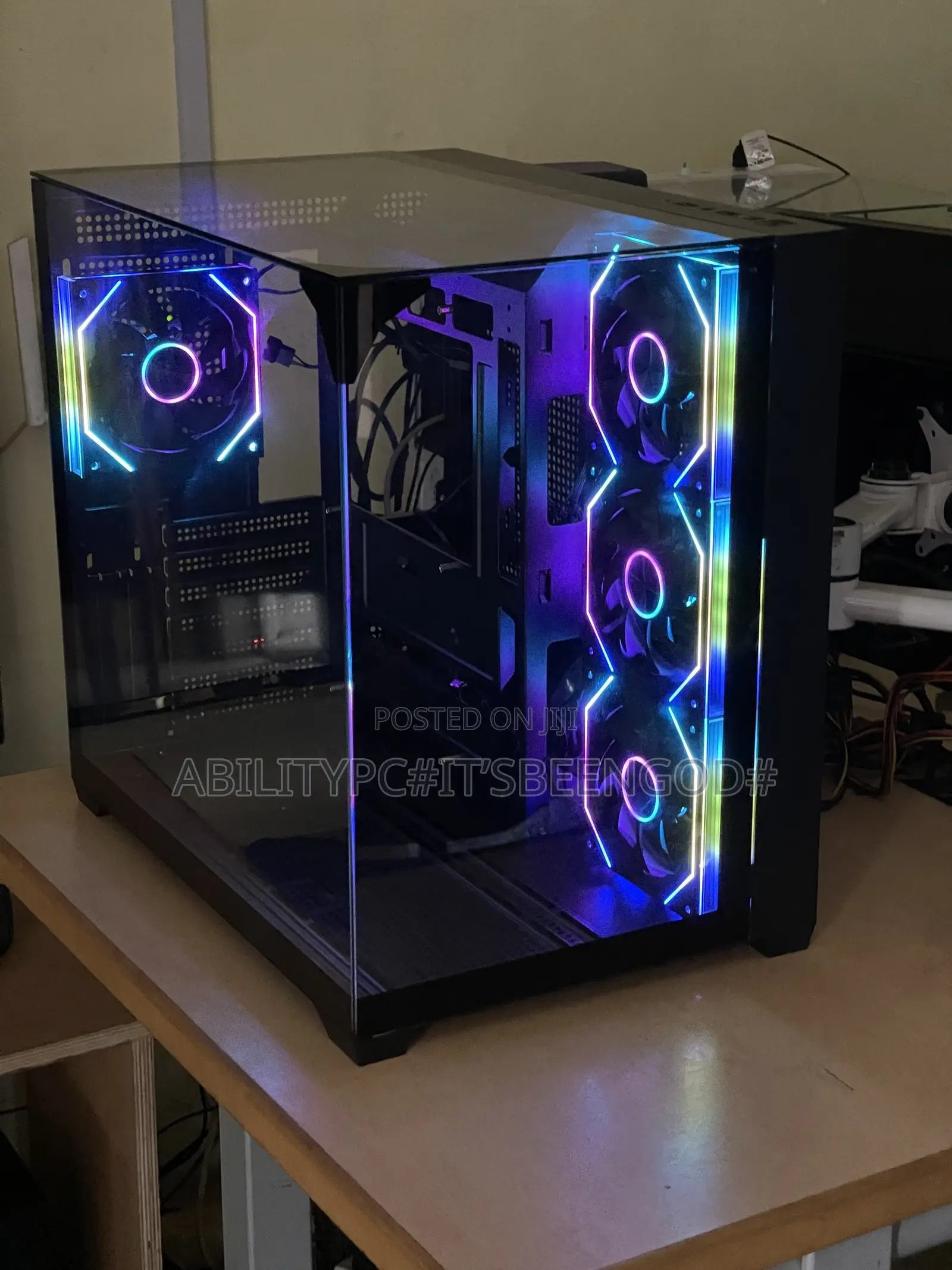 Snowman Atx Gaming Case All Glass