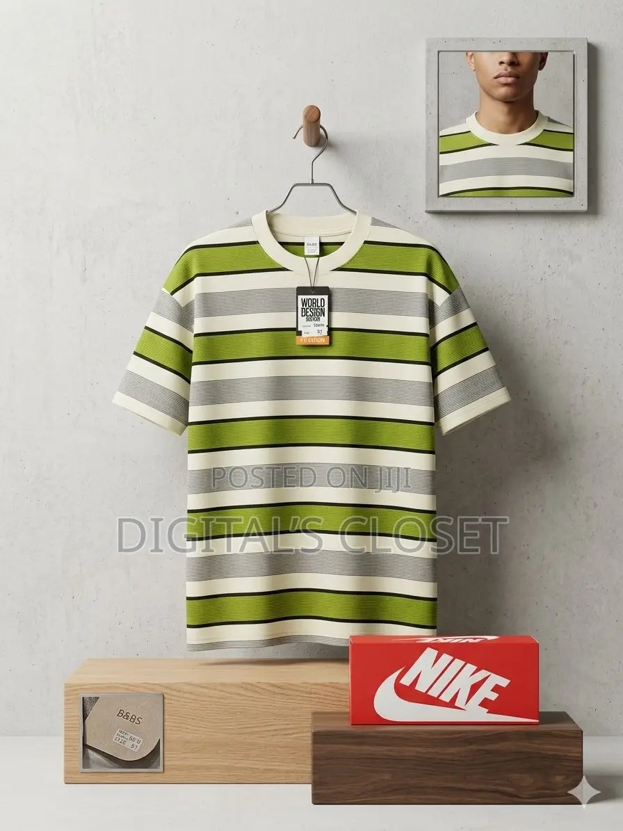 Stripped Round Necks in Sizes