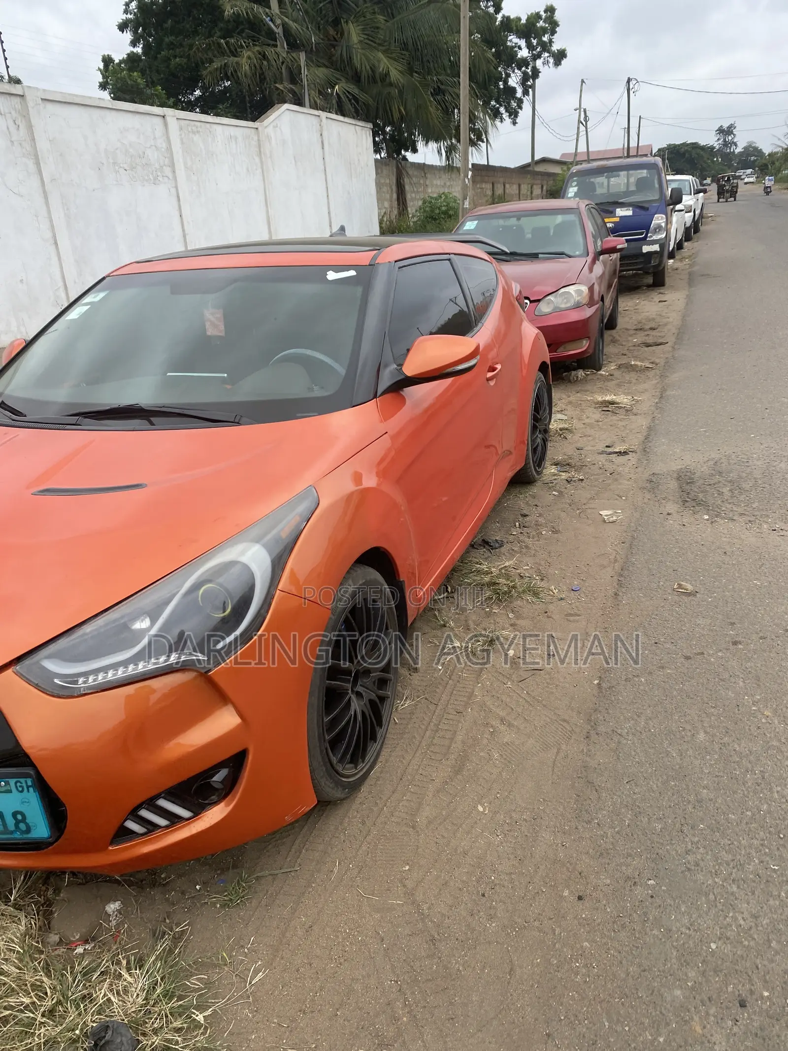 Hyundai Veloster Turbo 2013 Orange