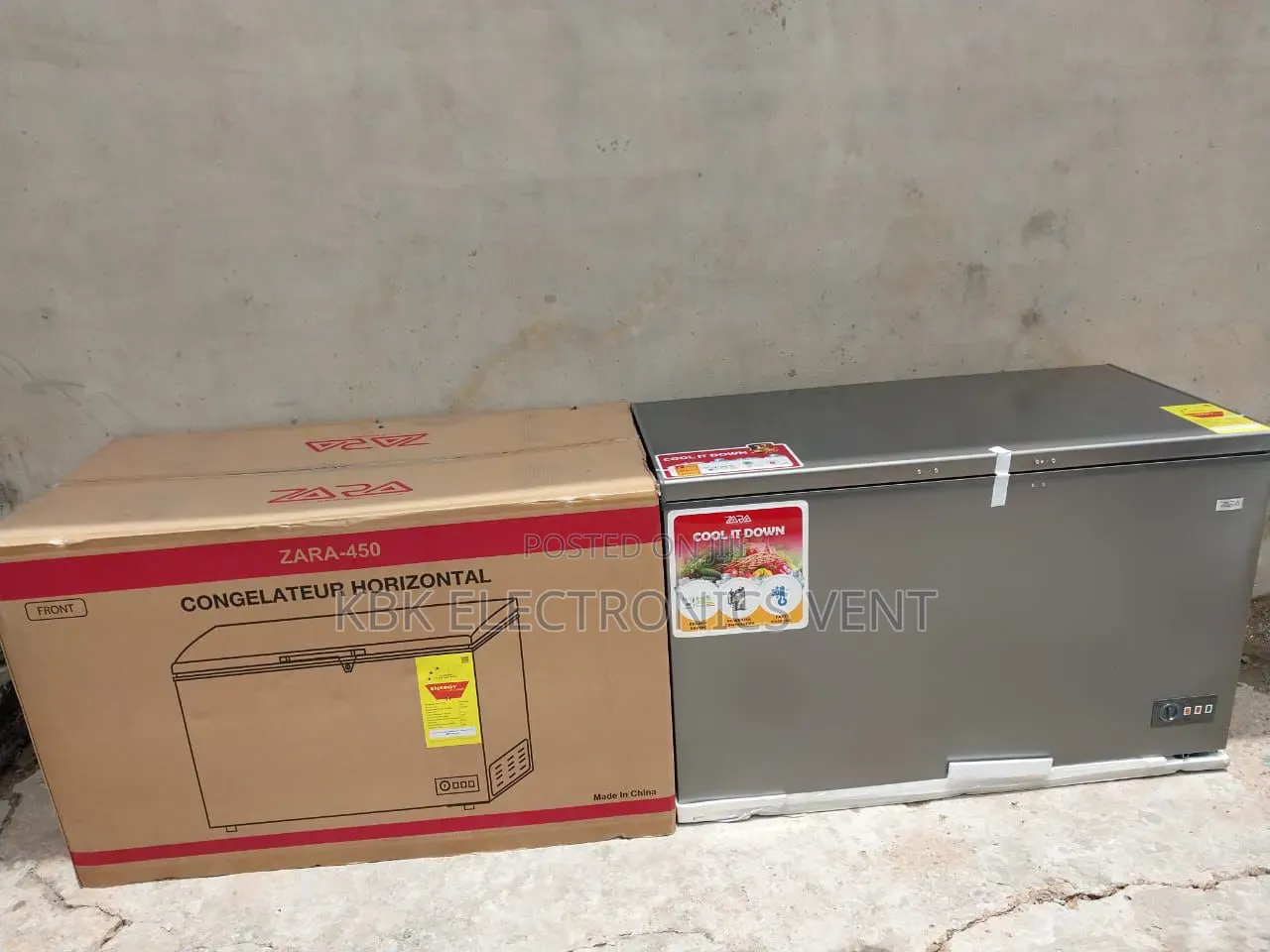 Zara 398liter Single Door Chest Freezer