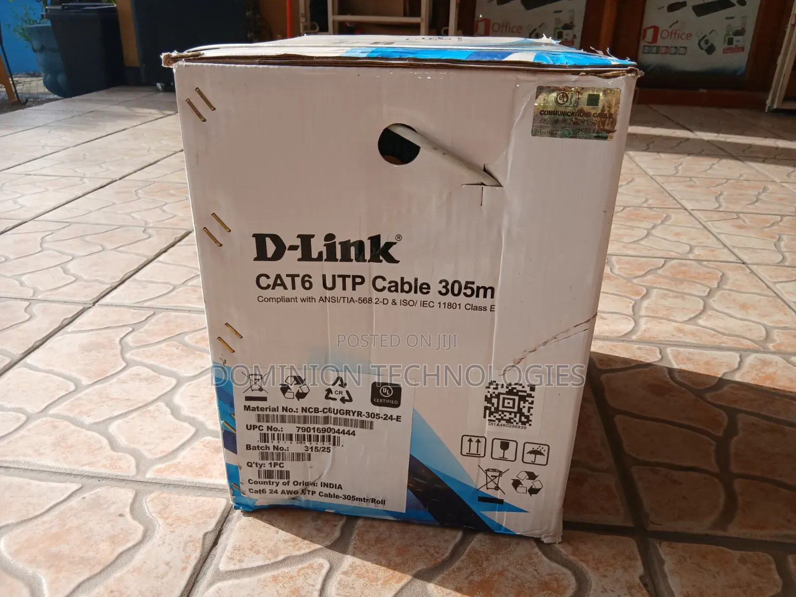 D-Link Cat6 Utp Cable 305m